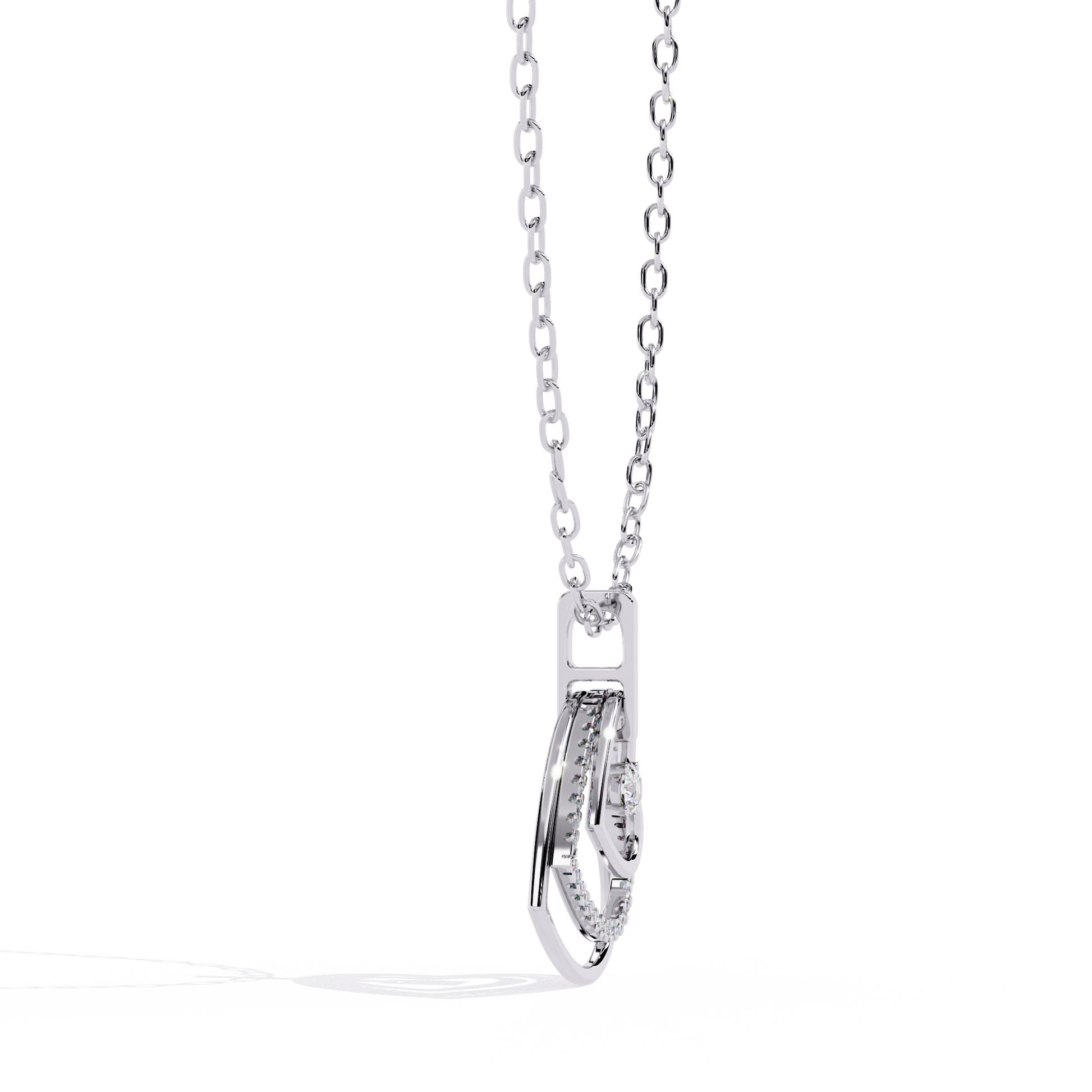 Round Diamond Pendants