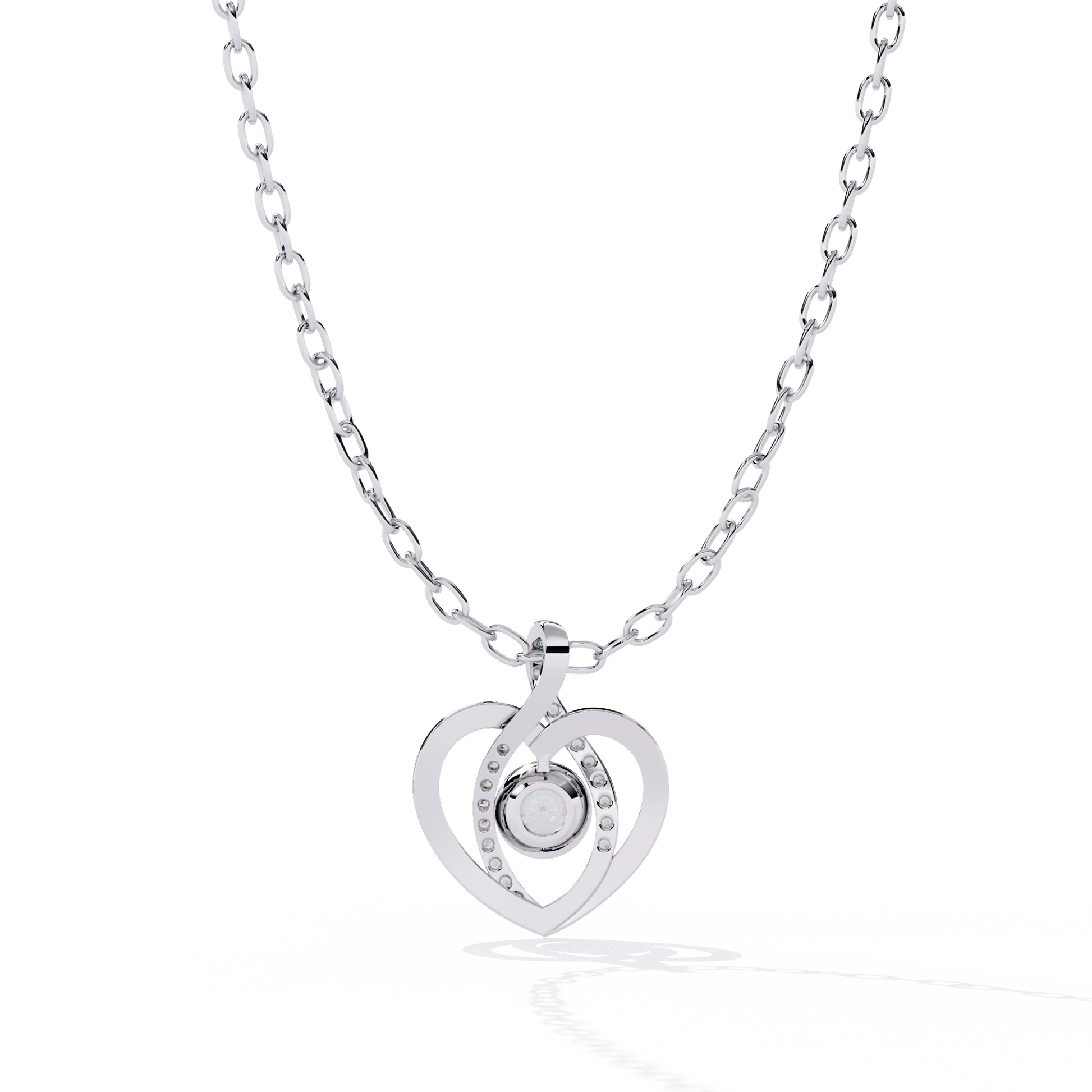 Round Diamond Pendant – Brilliant Round Cut Diamonds in Gold