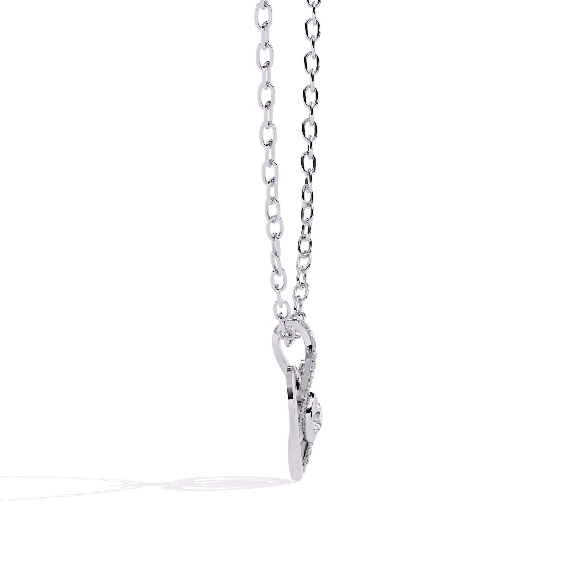 Round Diamond Pendant – Brilliant Round Cut Diamonds in Gold