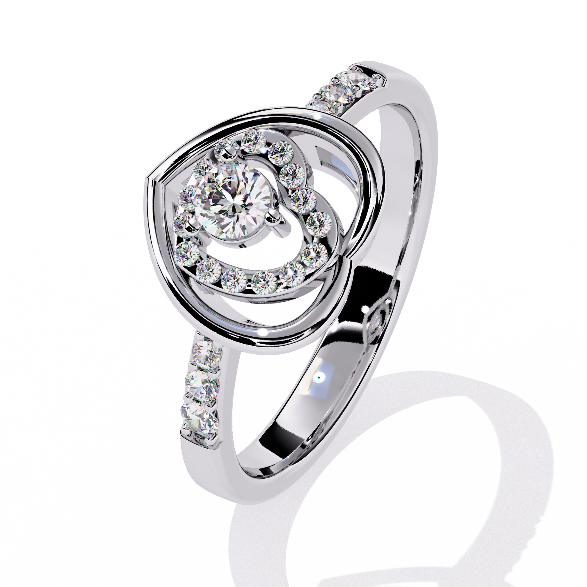 Round Diamond Ring – Classic Solitaire Diamond Ring for Women