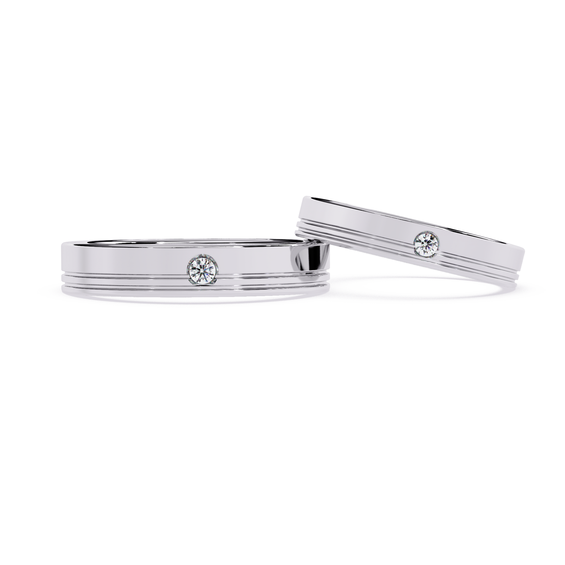 0.3 Ct lab-grown diamond solitaire gold ring