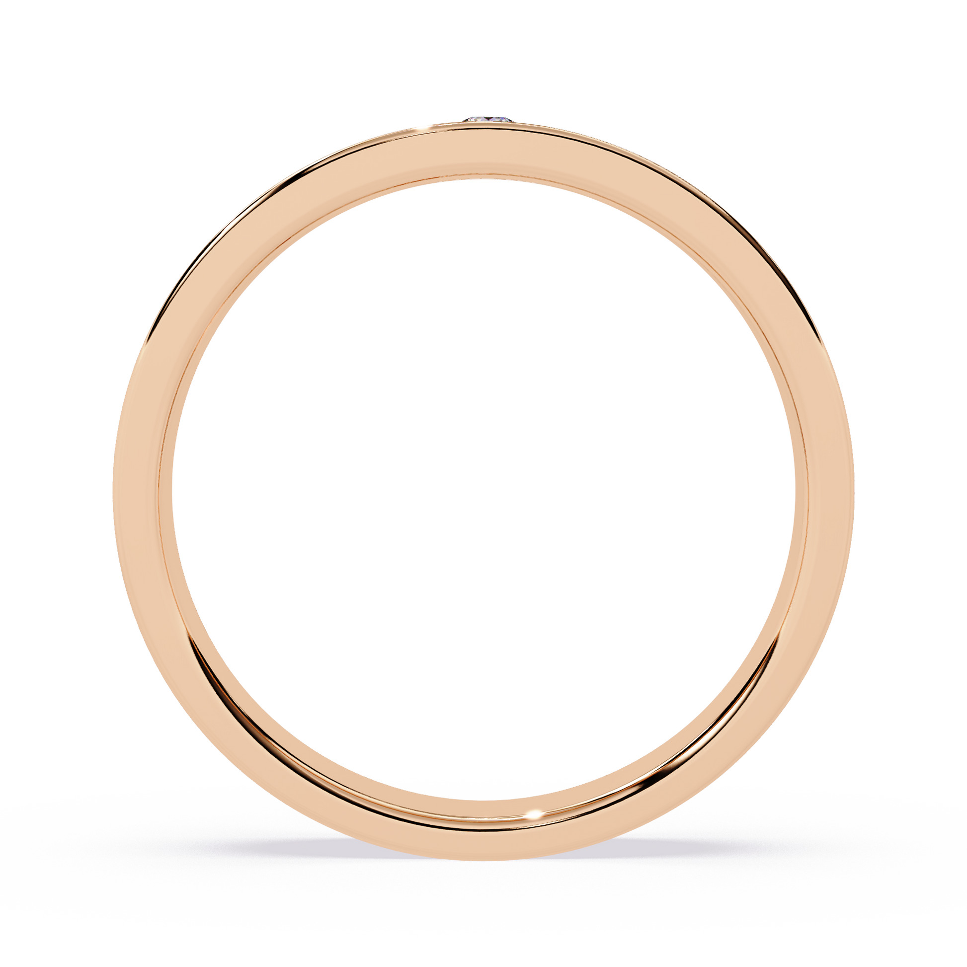 0.3 Ct lab-grown diamond solitaire gold ring