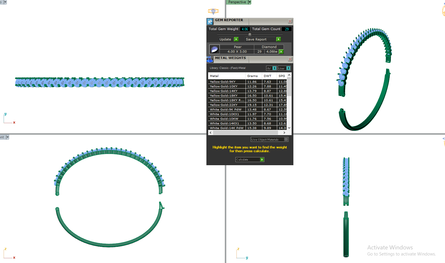 Premium Pear Diamond Bracelet – Elegant Diamond-Studded Gold Bracelet