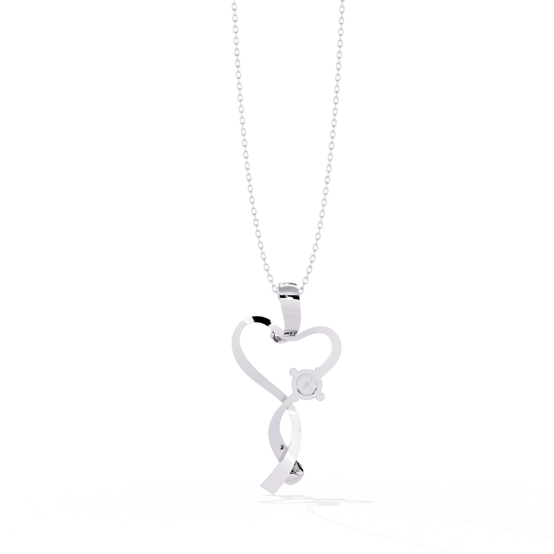 Premium Round Diamond Pendant – Brilliant Round Cut Diamonds in Gold