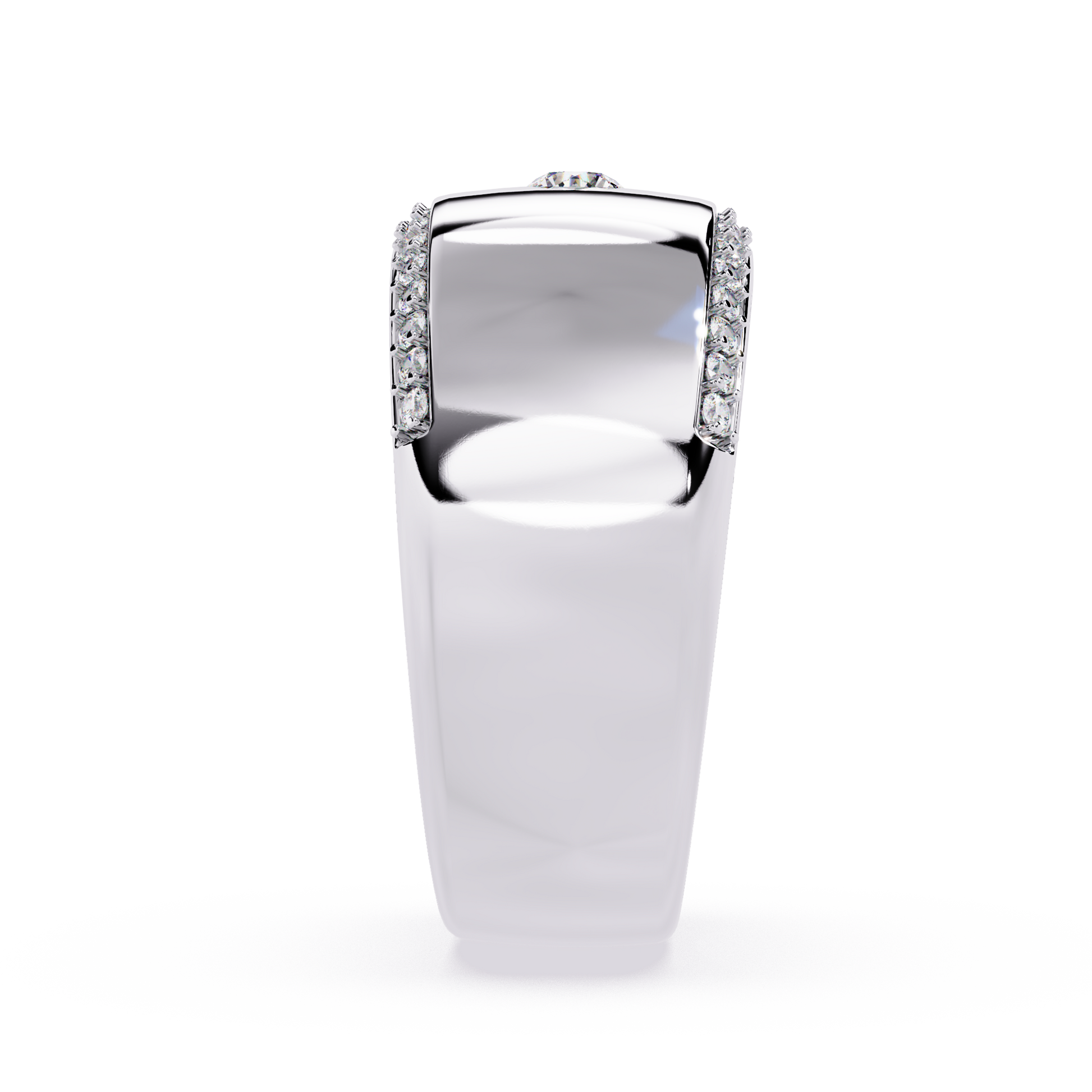 0.23 Ct Round Diamond Ring in 14K Gold – Minimal Engagement Jewelry