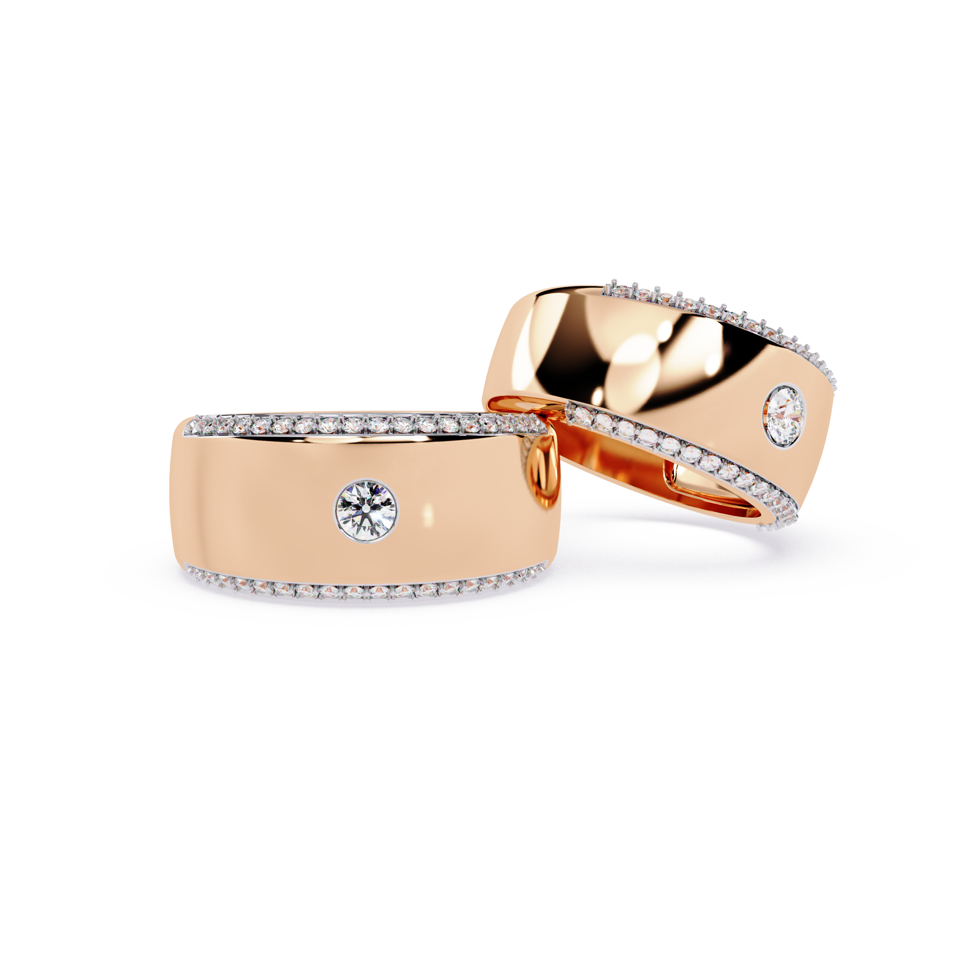 0.23 Ct Round Diamond Ring in 14K Gold – Minimal Engagement Jewelry