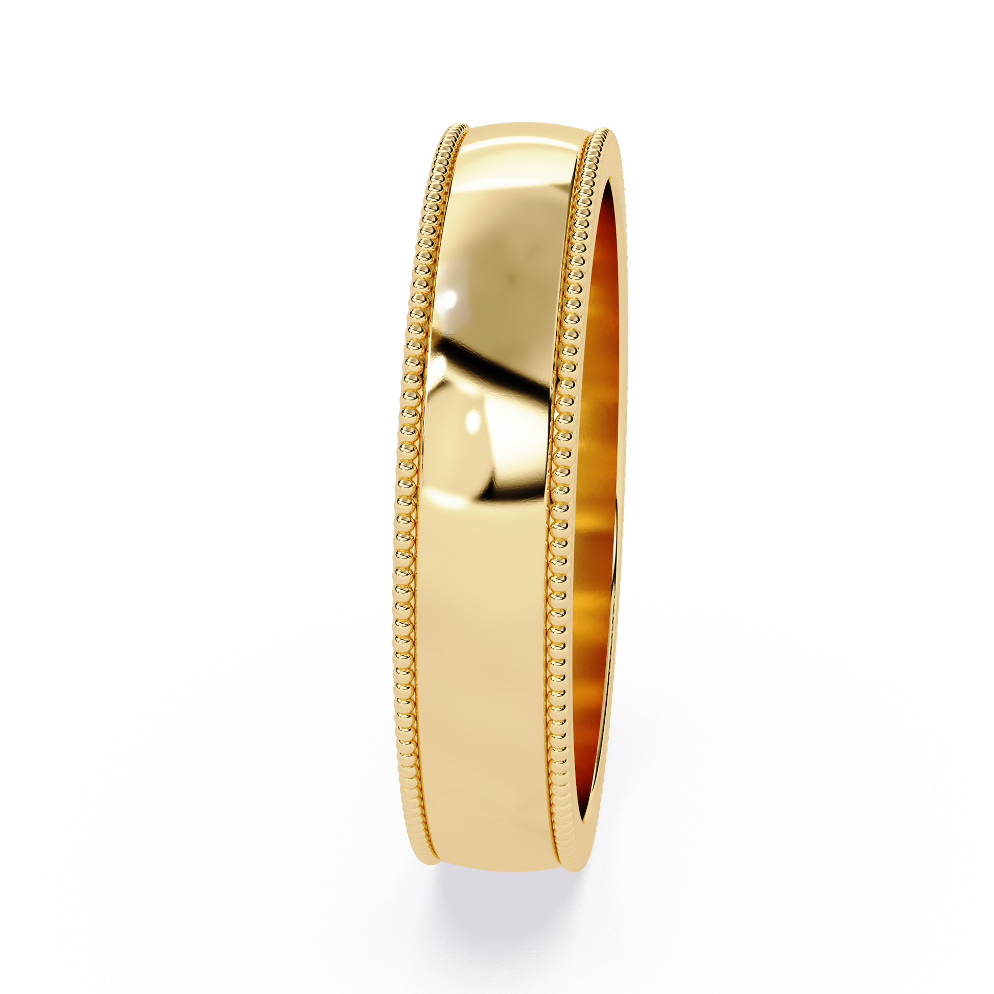 0.28 Ct round cut lab-grown diamond ring in sleek minimal setting