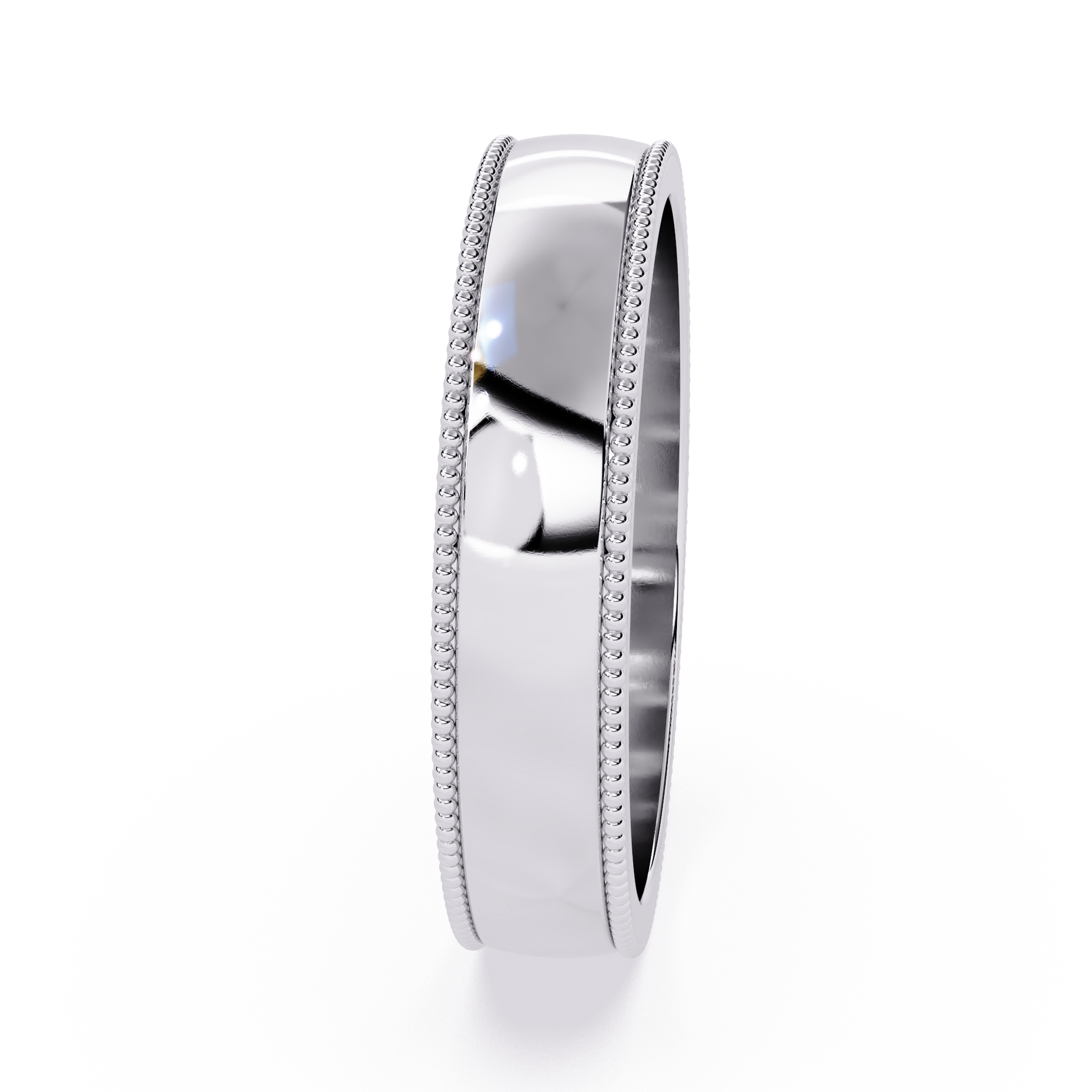 0.28 Ct round cut lab-grown diamond ring in sleek minimal setting