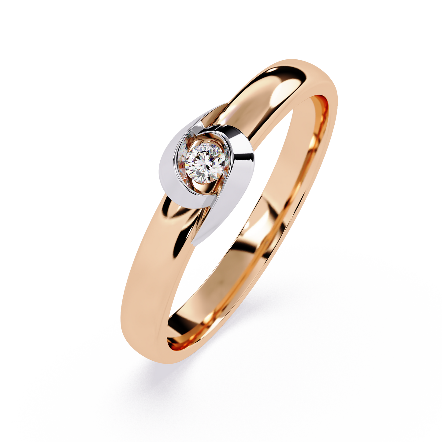 0.06 Ct Round Diamond Rings