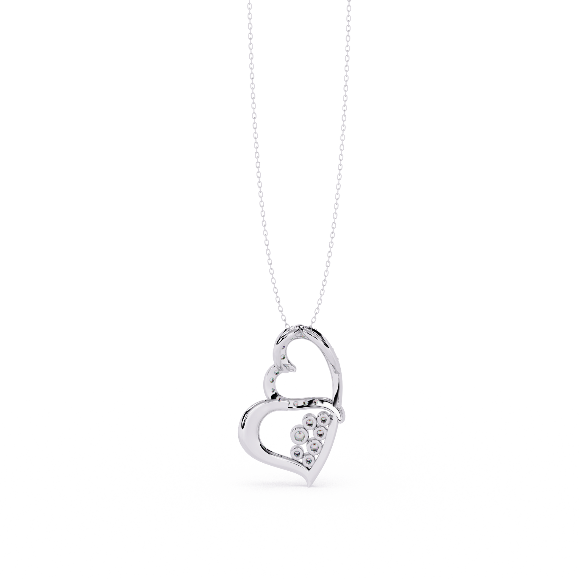 Premium Round Diamond Pendant – Elegant Solitaire Diamond in Gold