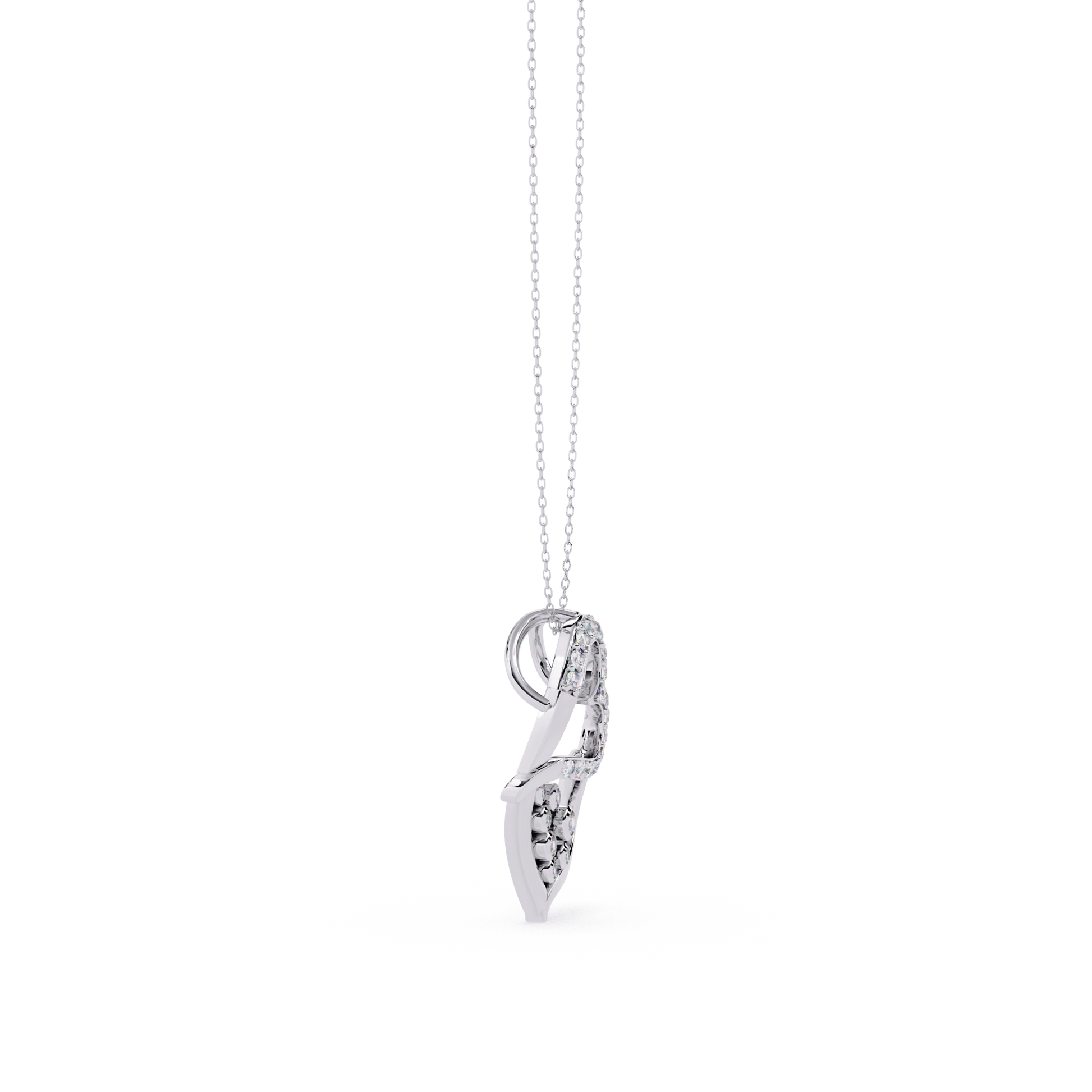 Premium Round Diamond Pendant – Elegant Solitaire Diamond in Gold