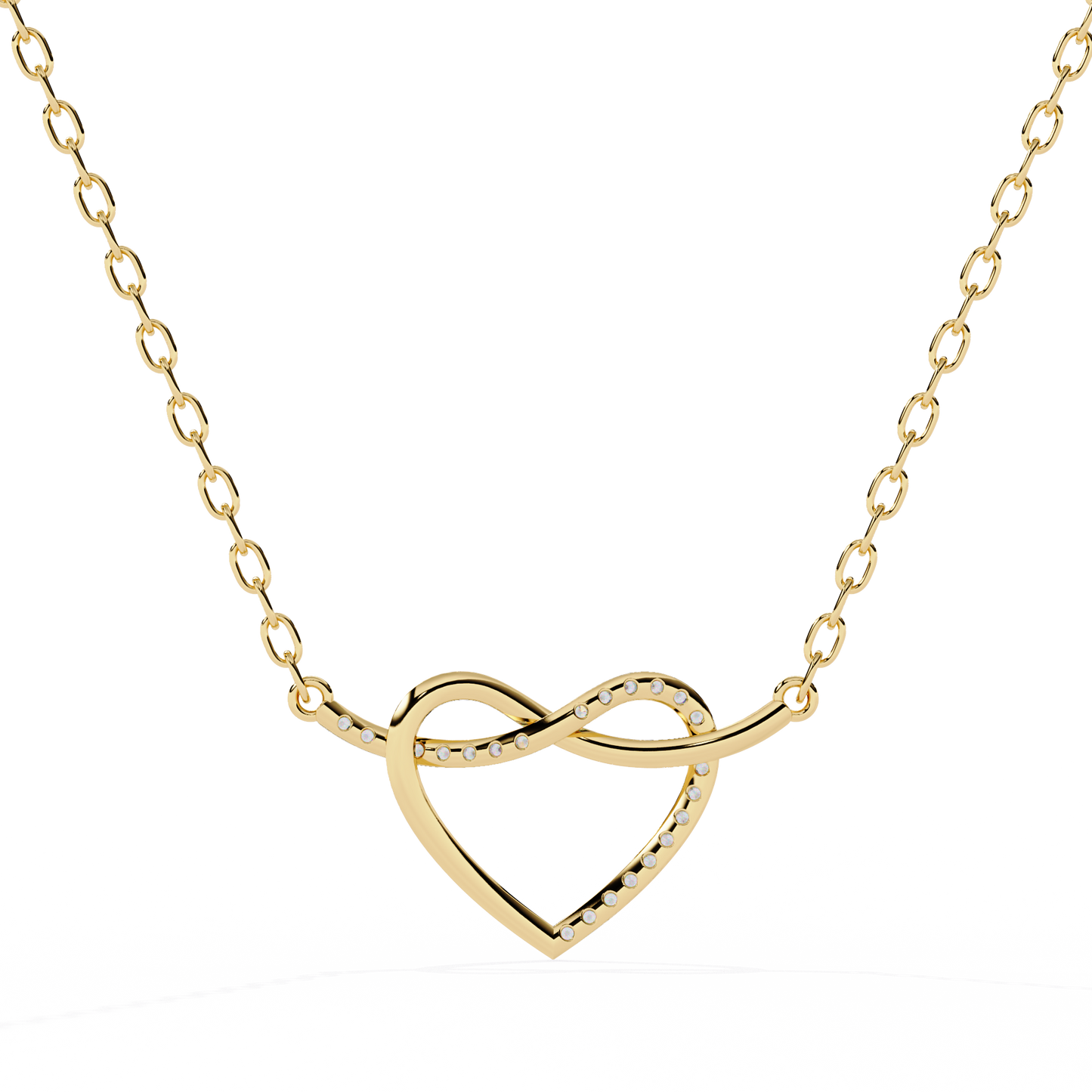 Premium Round Diamond Pendant – Elegant Solitaire Diamond in Gold