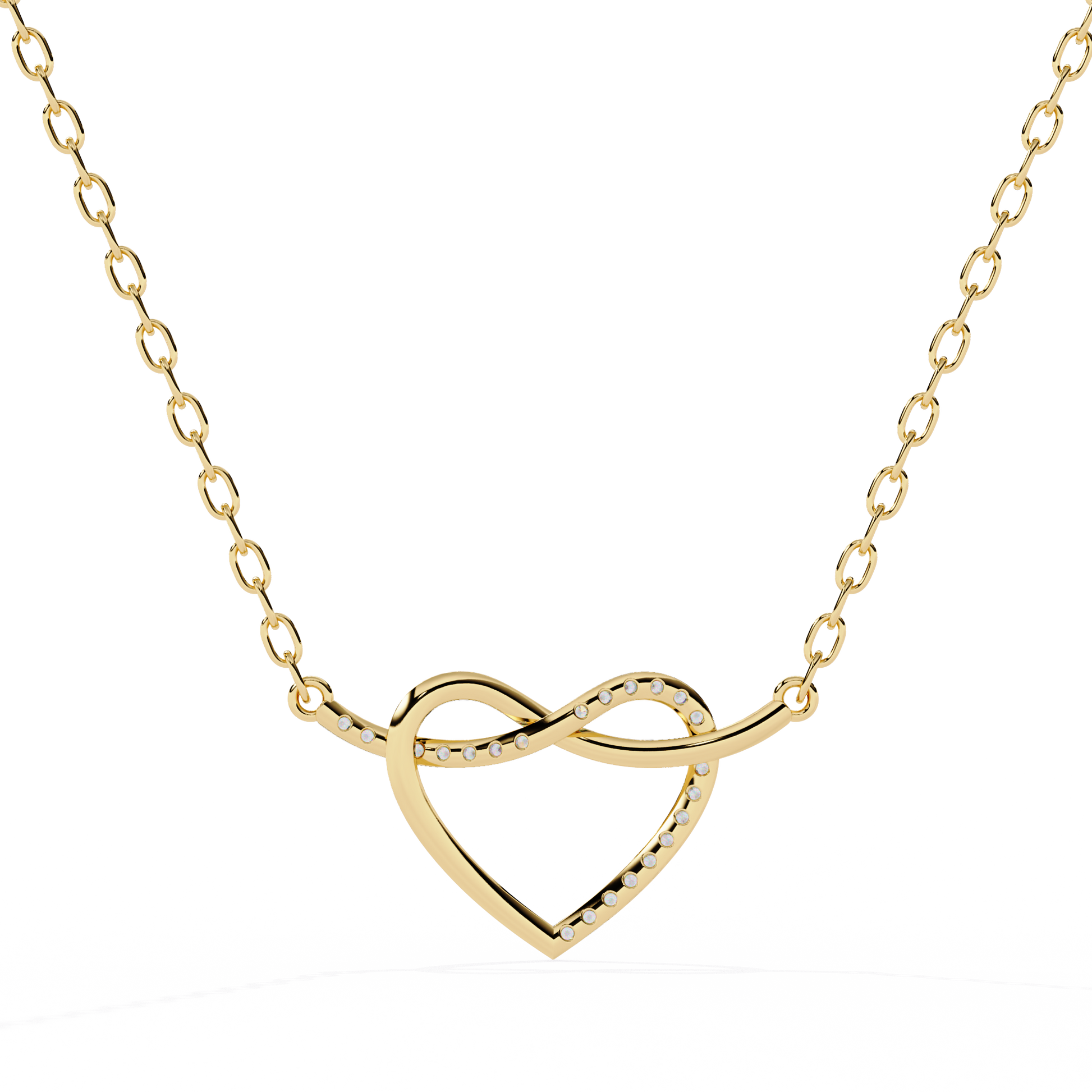 Premium Round Diamond Pendant – Elegant Solitaire Diamond in Gold