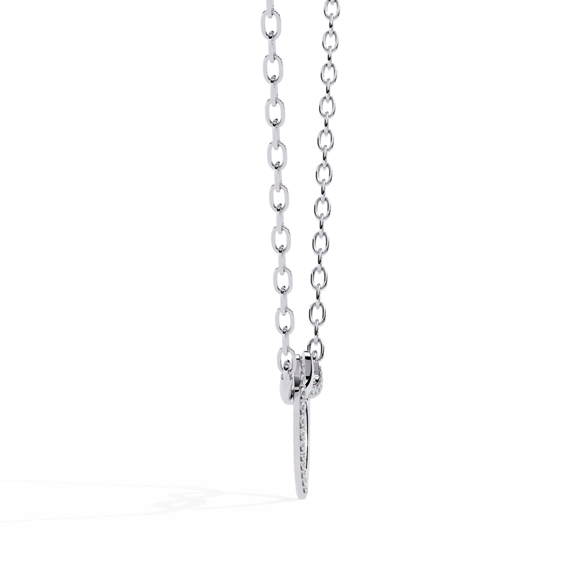 Premium Round Diamond Pendant – Elegant Solitaire Diamond in Gold