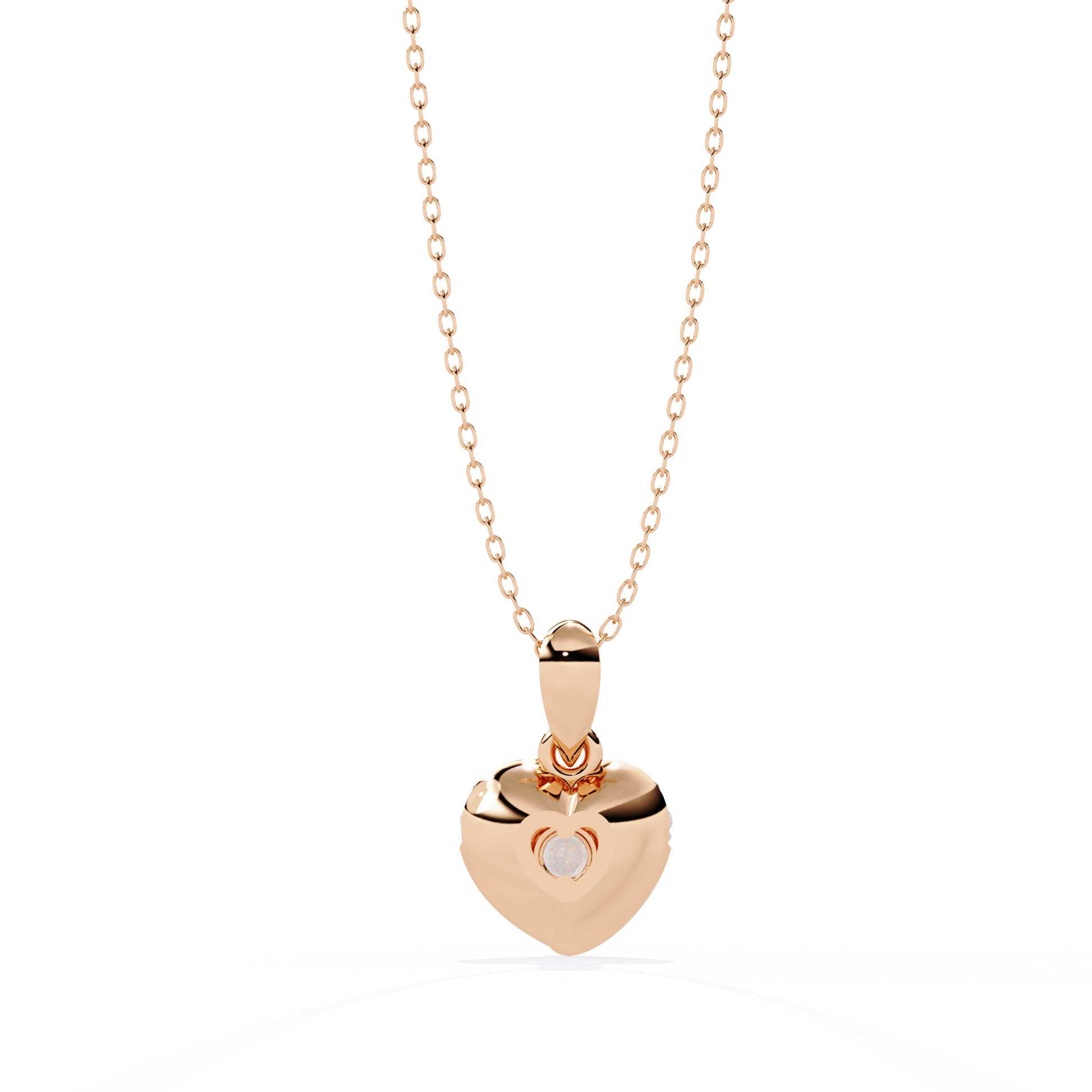 Premium Round Diamond Pendant – Brilliant Round Cut Diamonds in Gold