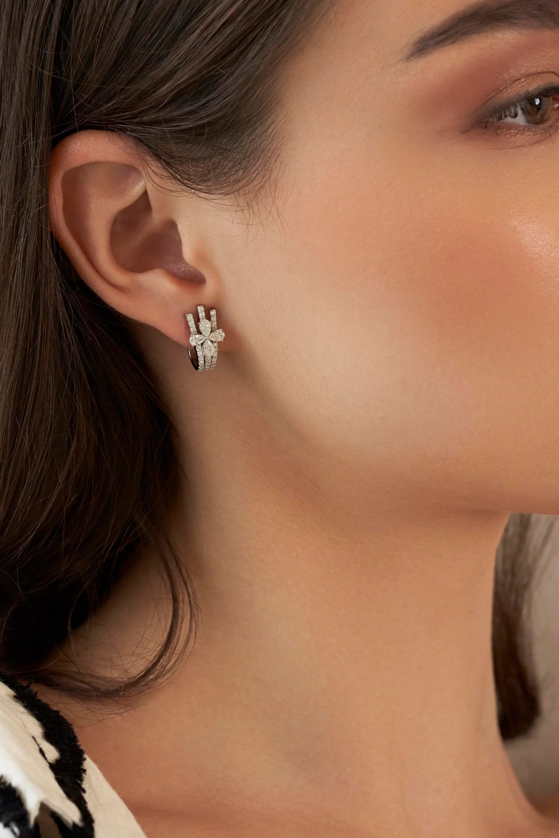 Hand Sketched Unique Earring