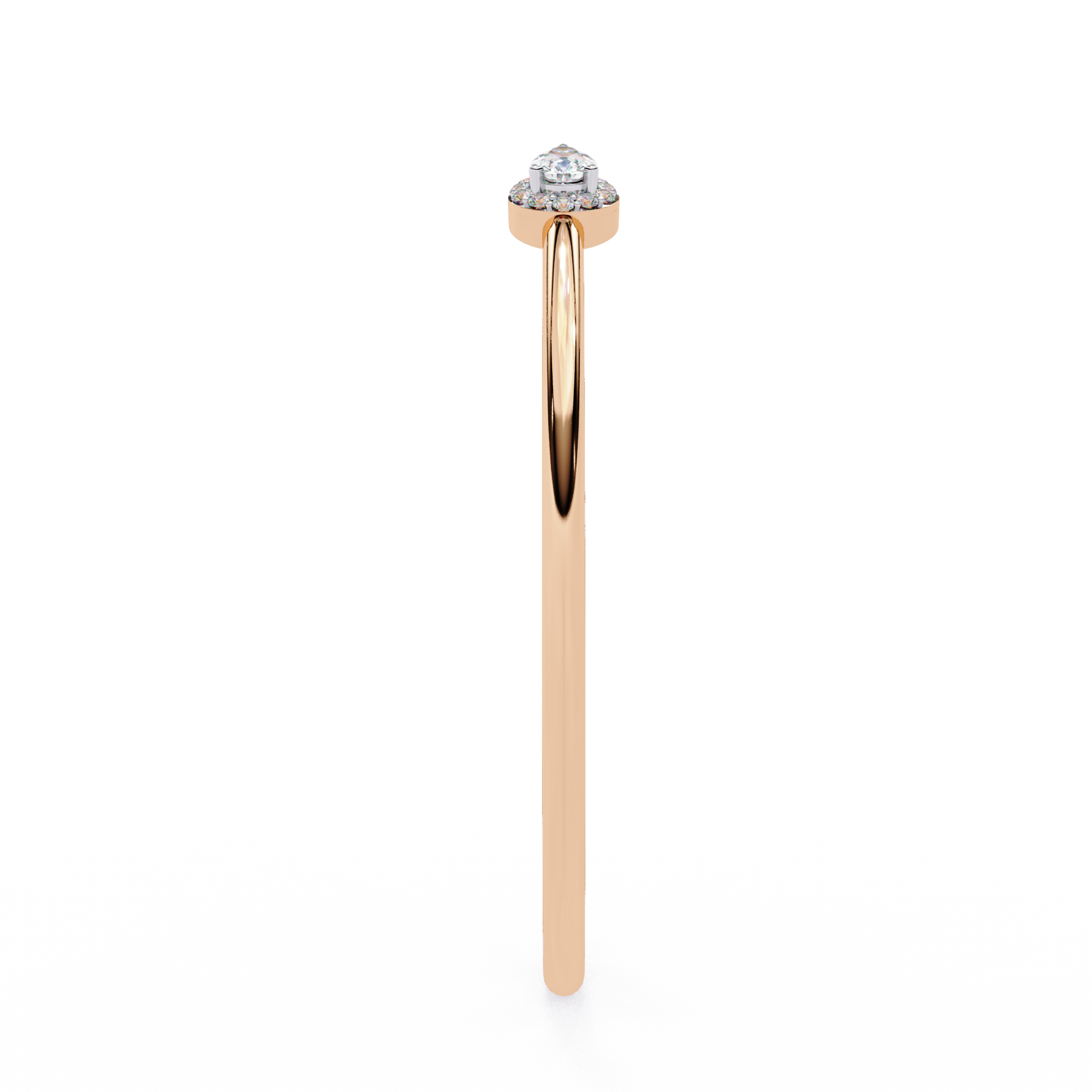 Premium Round + Pear Diamond Bracelet – Elegant Diamond-Studded Gold Bracelet