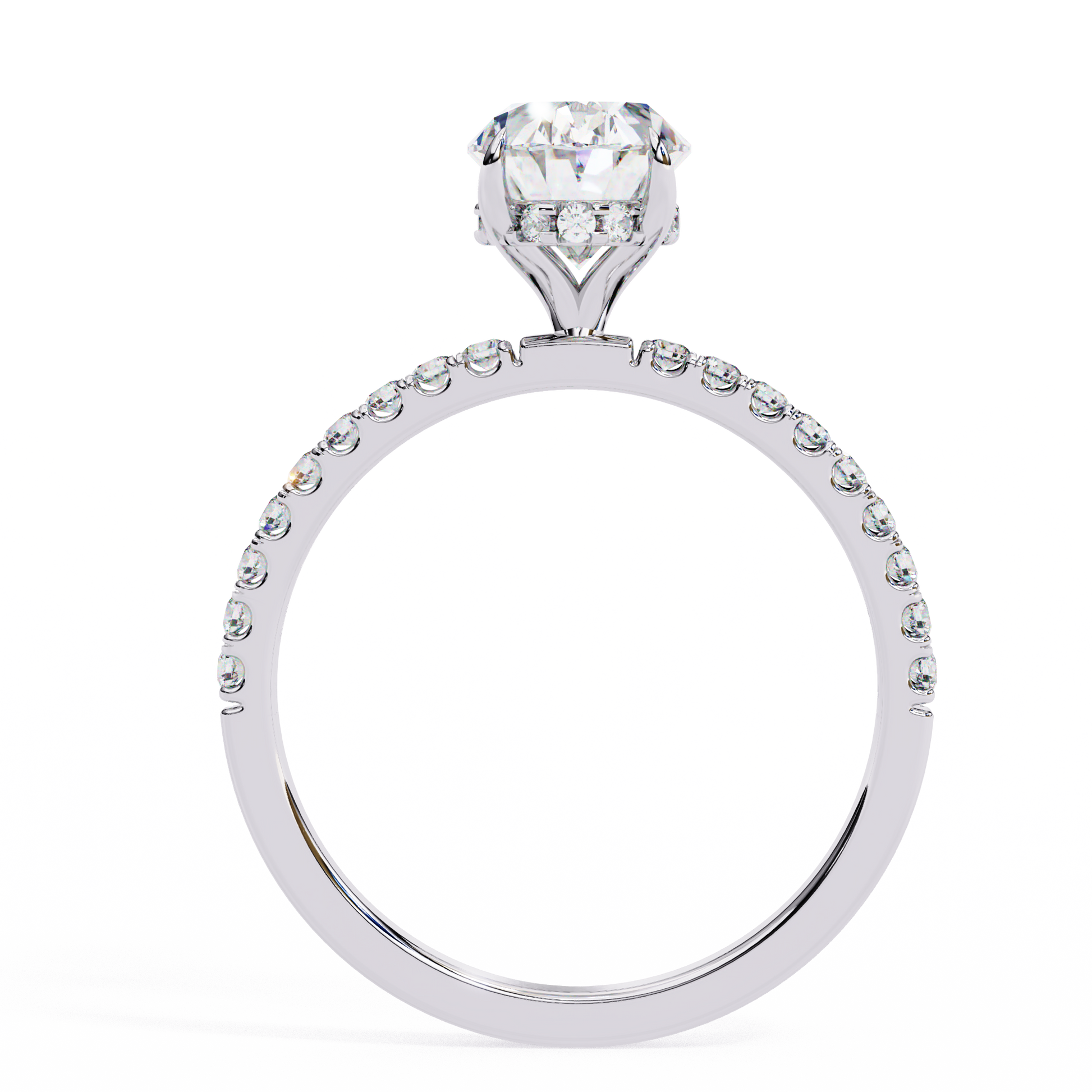 Dazzling Elegance Oval Solitaire Lab Grown Diamond Ring – Timeless Beauty in Gold