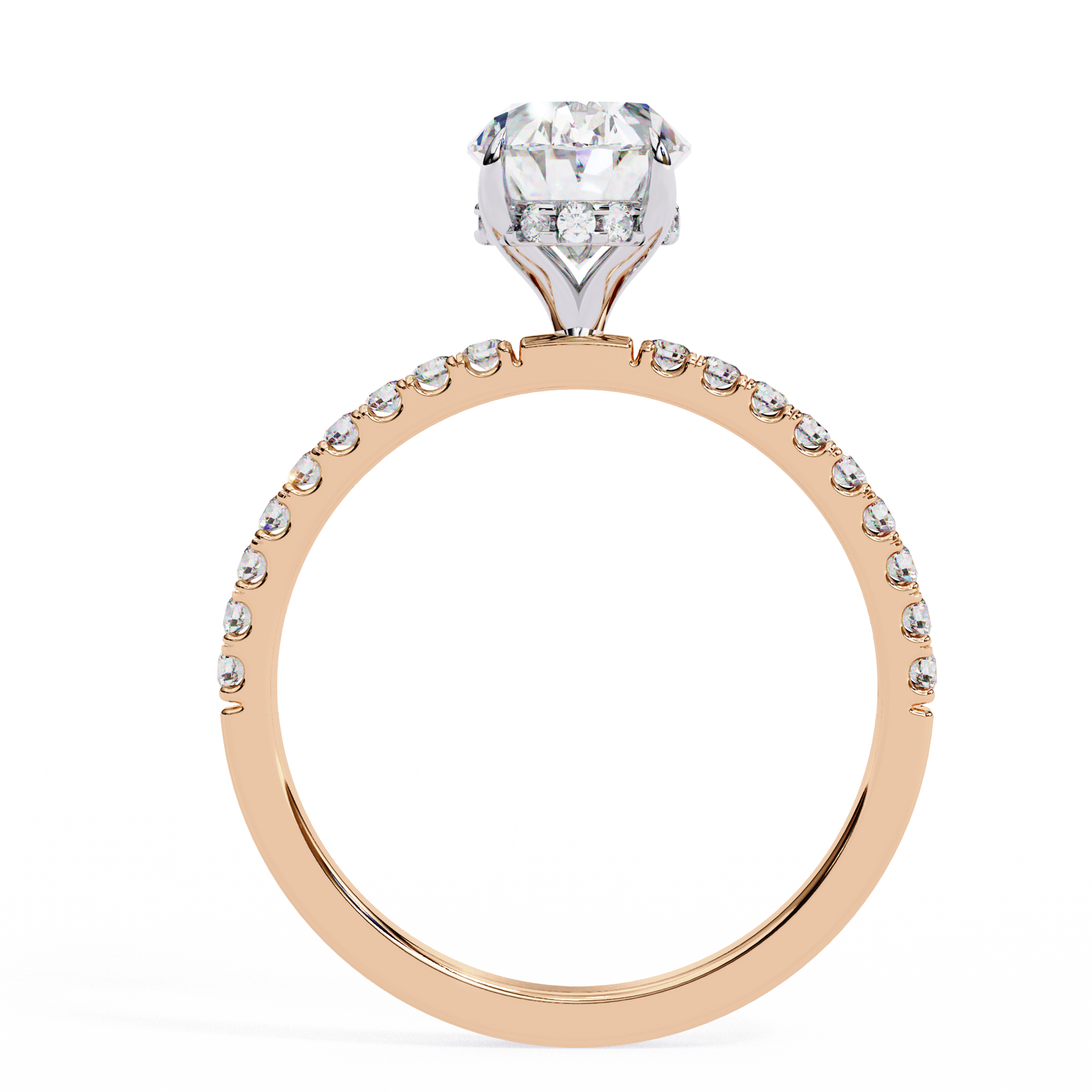 Dazzling Elegance Oval Solitaire Lab Grown Diamond Ring – Timeless Beauty in Gold