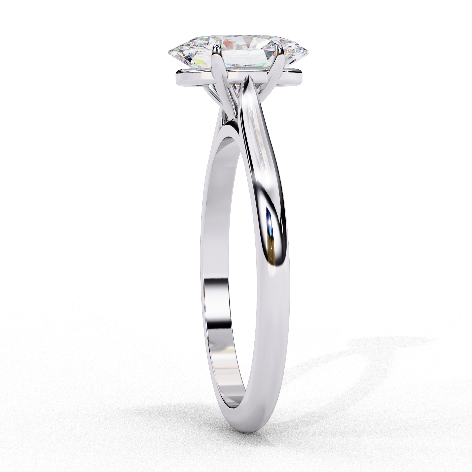 Dazzlez Classic Oval Solitaire Ring