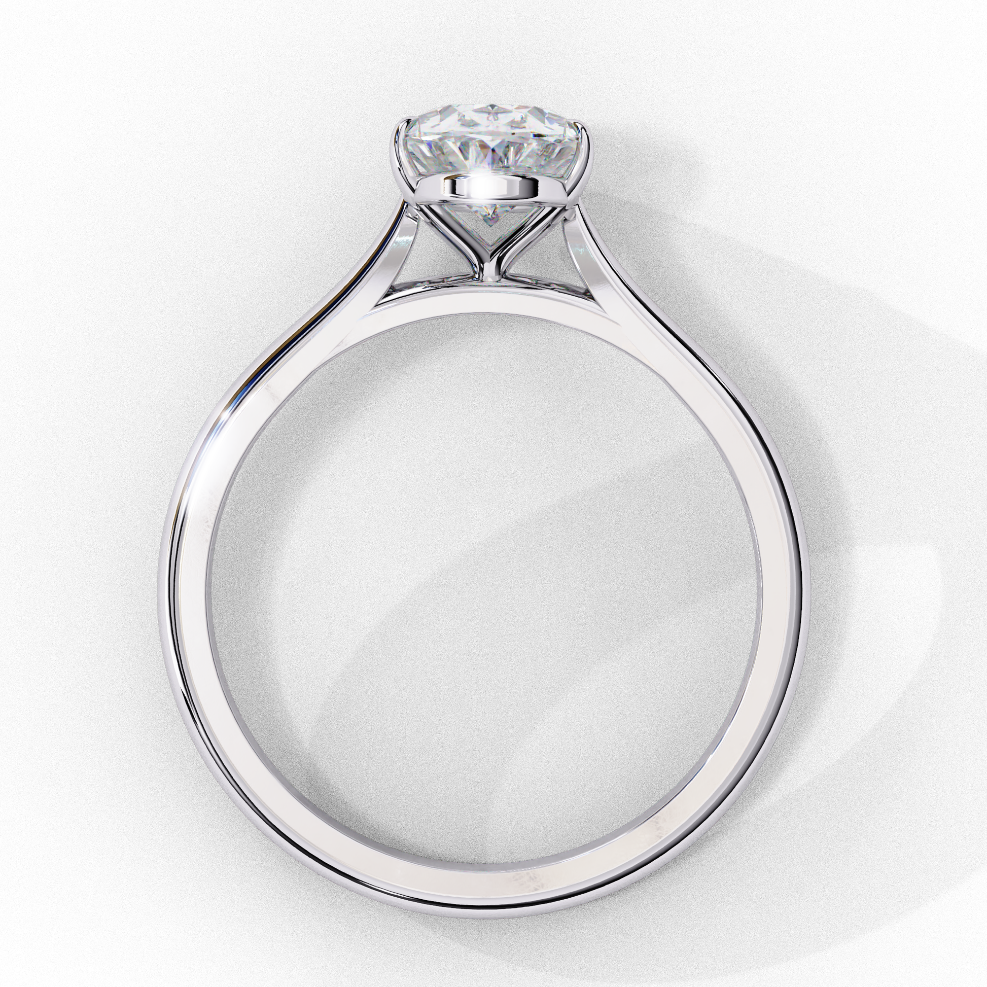Dazzlez Classic Oval Solitaire Ring