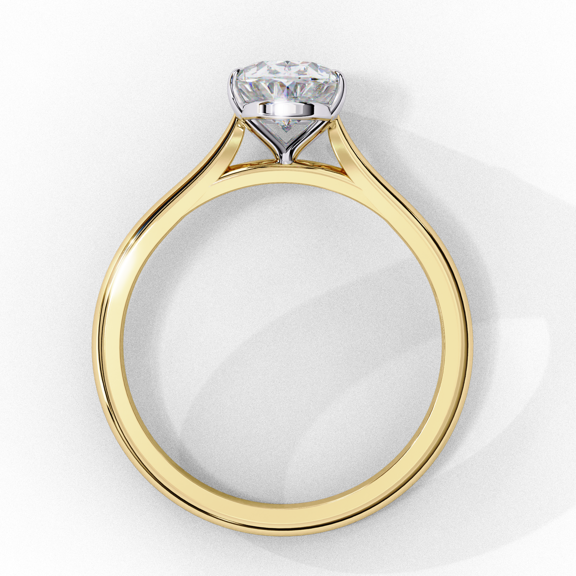 Dazzlez Classic Oval Solitaire Ring