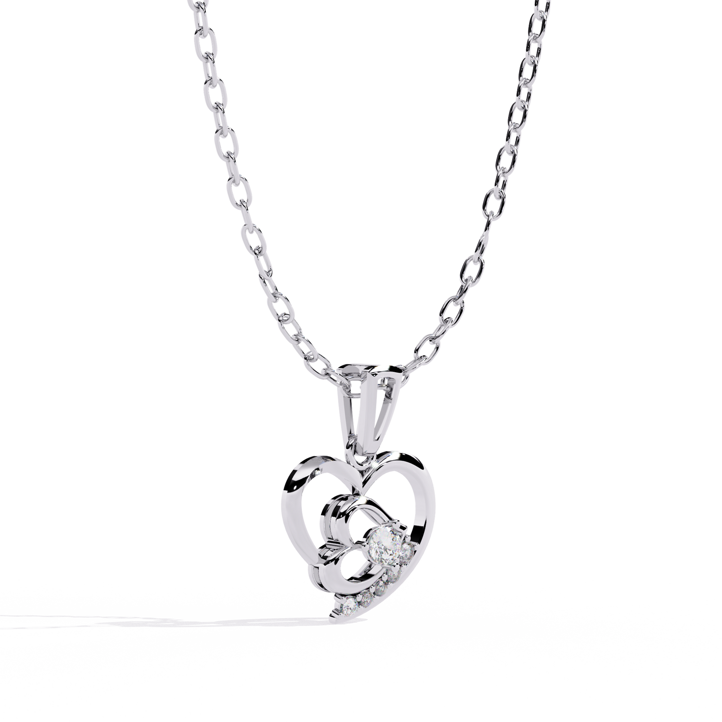 Sparkling lab grown diamond pendant online shopping in india with price i