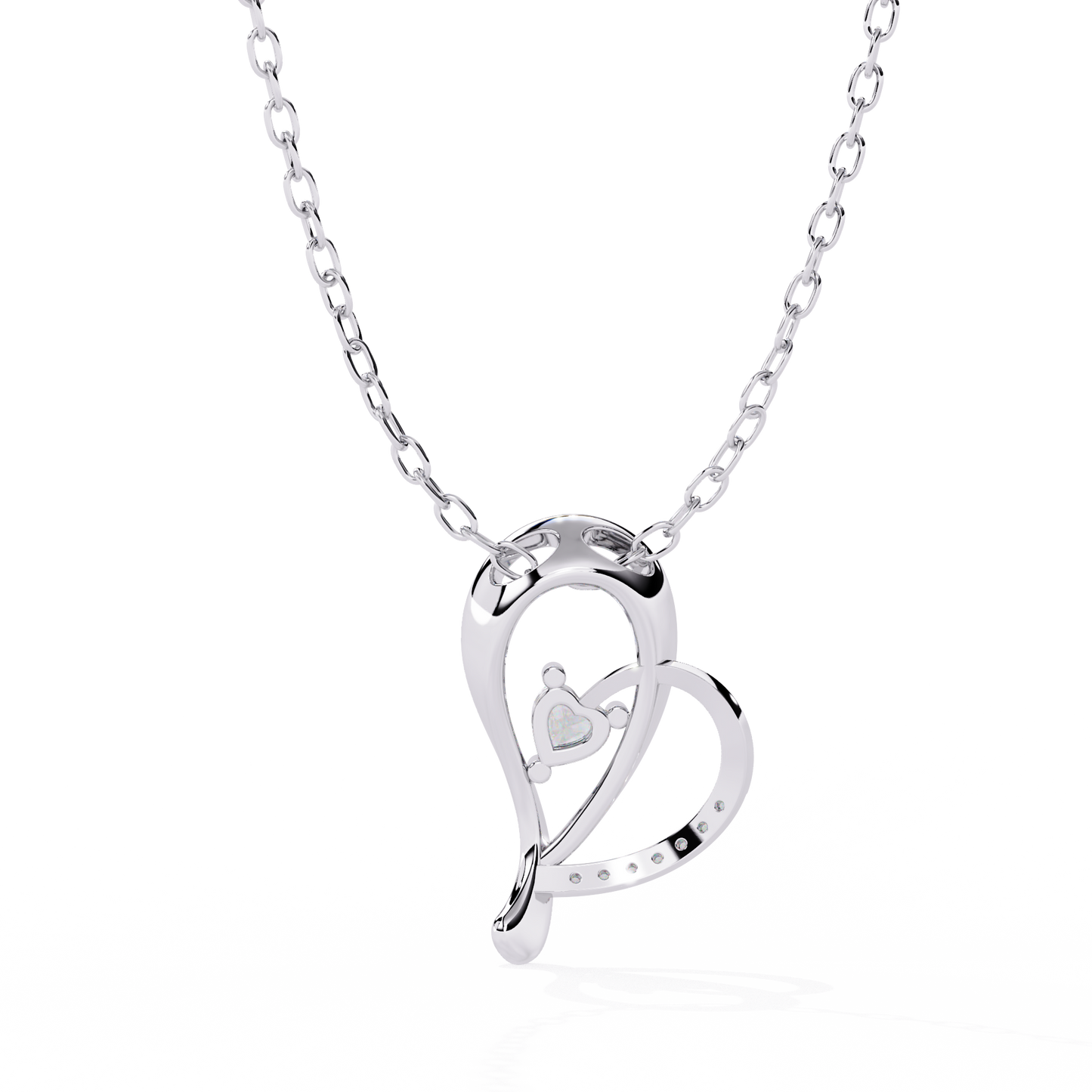 Beautiful solitaire pendant in India with lab grown diamond – best price online