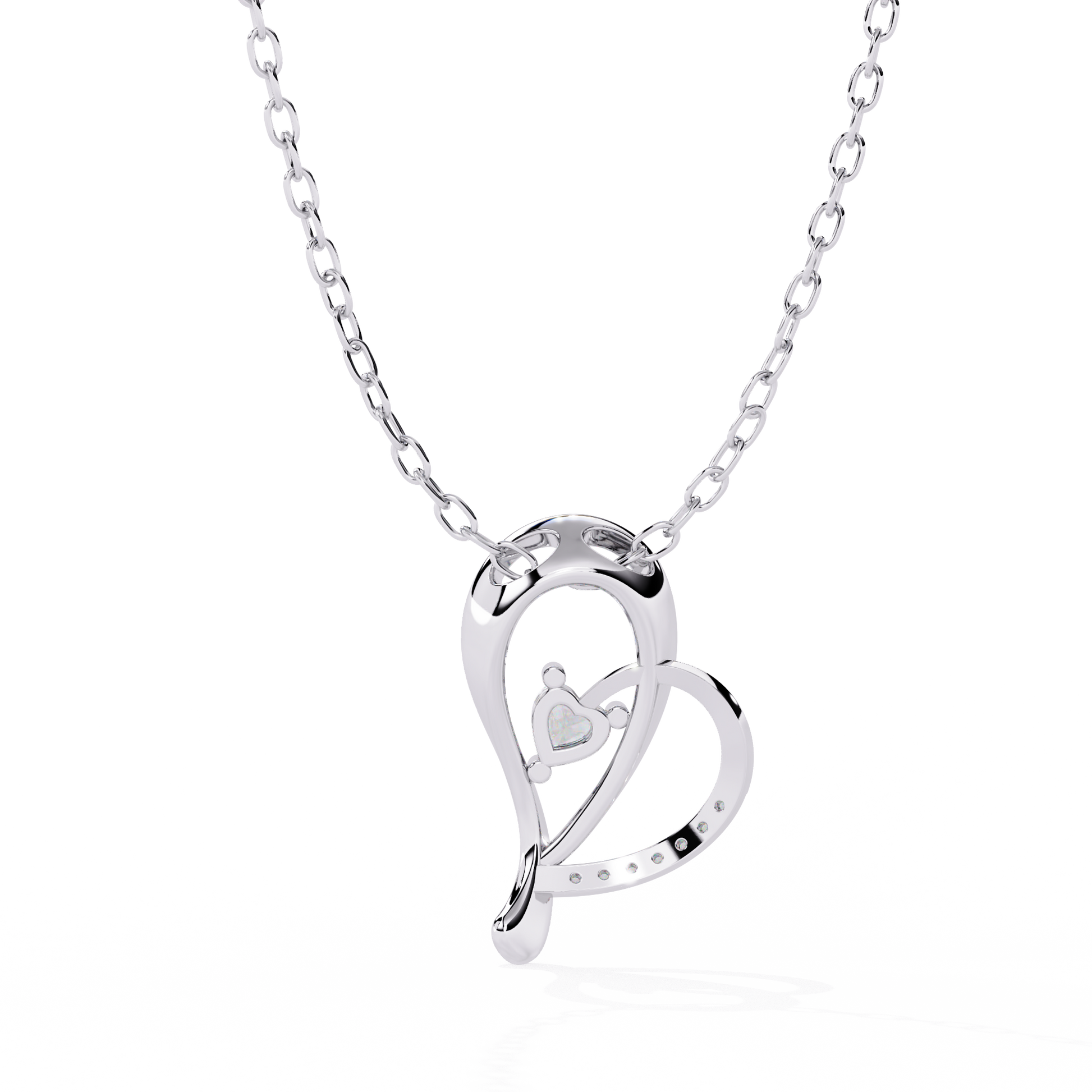 Beautiful solitaire pendant in India with lab grown diamond – best price online