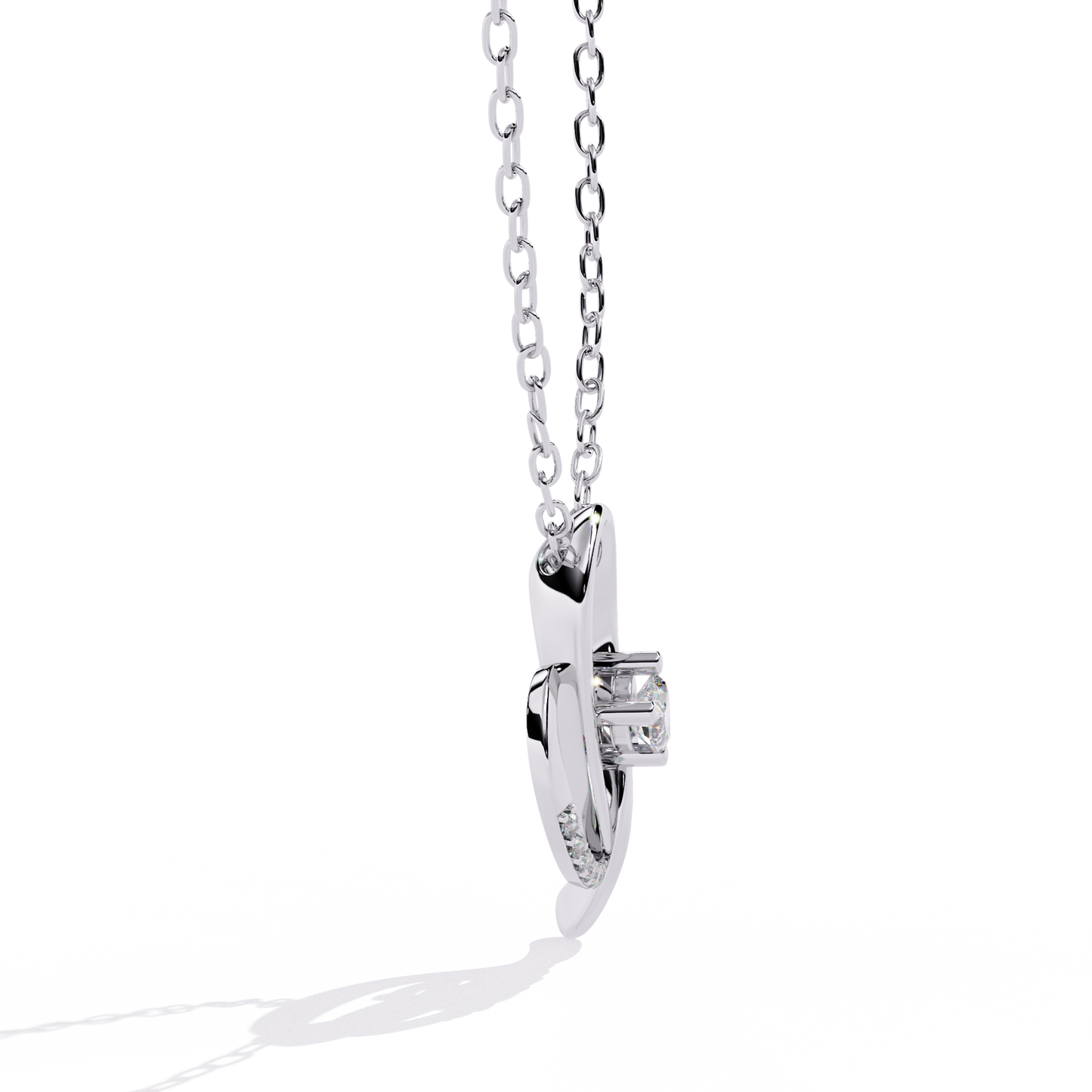 Dainty and modern lab grown diamond pendant for women in India – buy online today