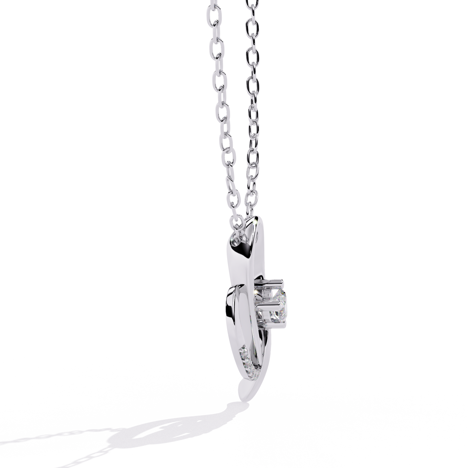 Dainty and modern lab grown diamond pendant for women in India – buy online today