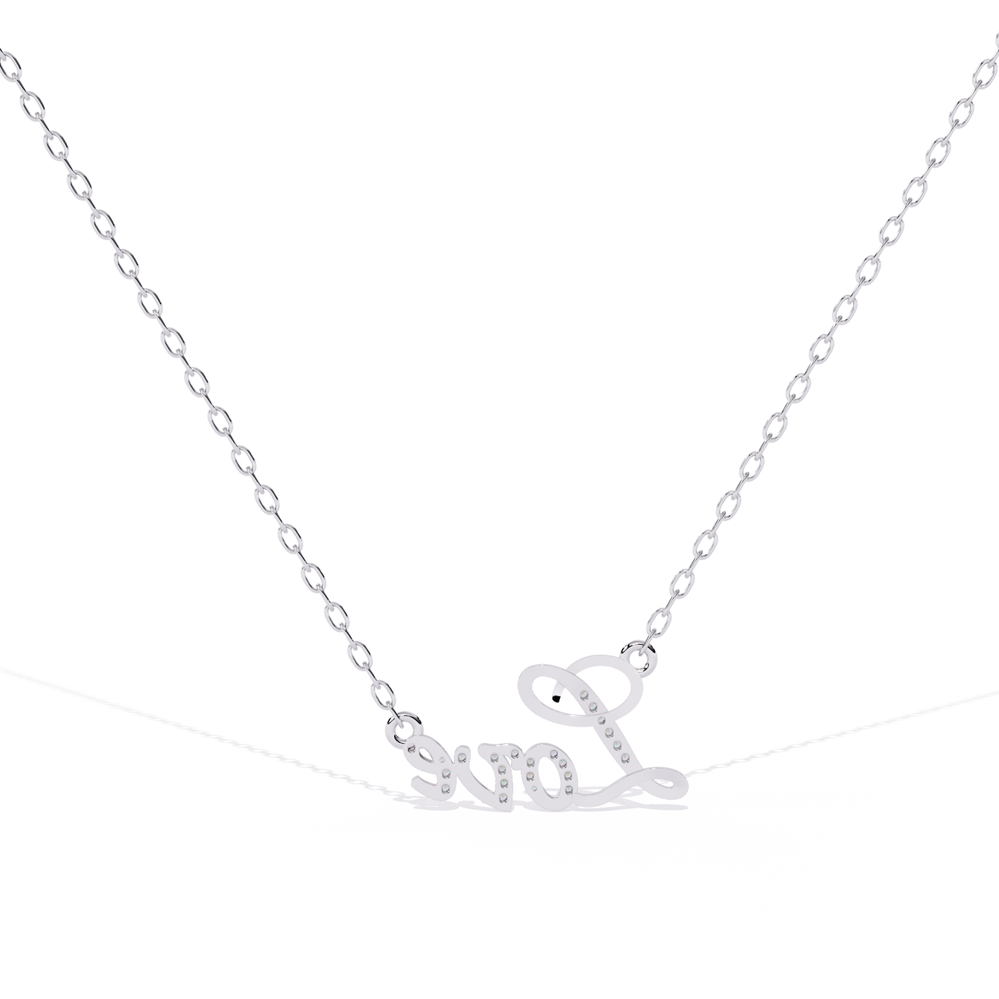 Romantic Love pendant with lab grown diamonds, for sale now online in India