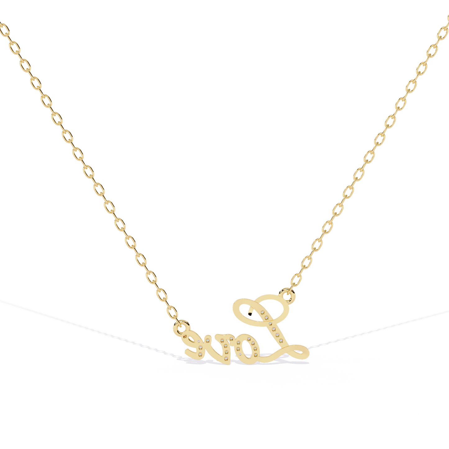 Lab grown diamond pendant in India, perfect romantic pendant necklace for women