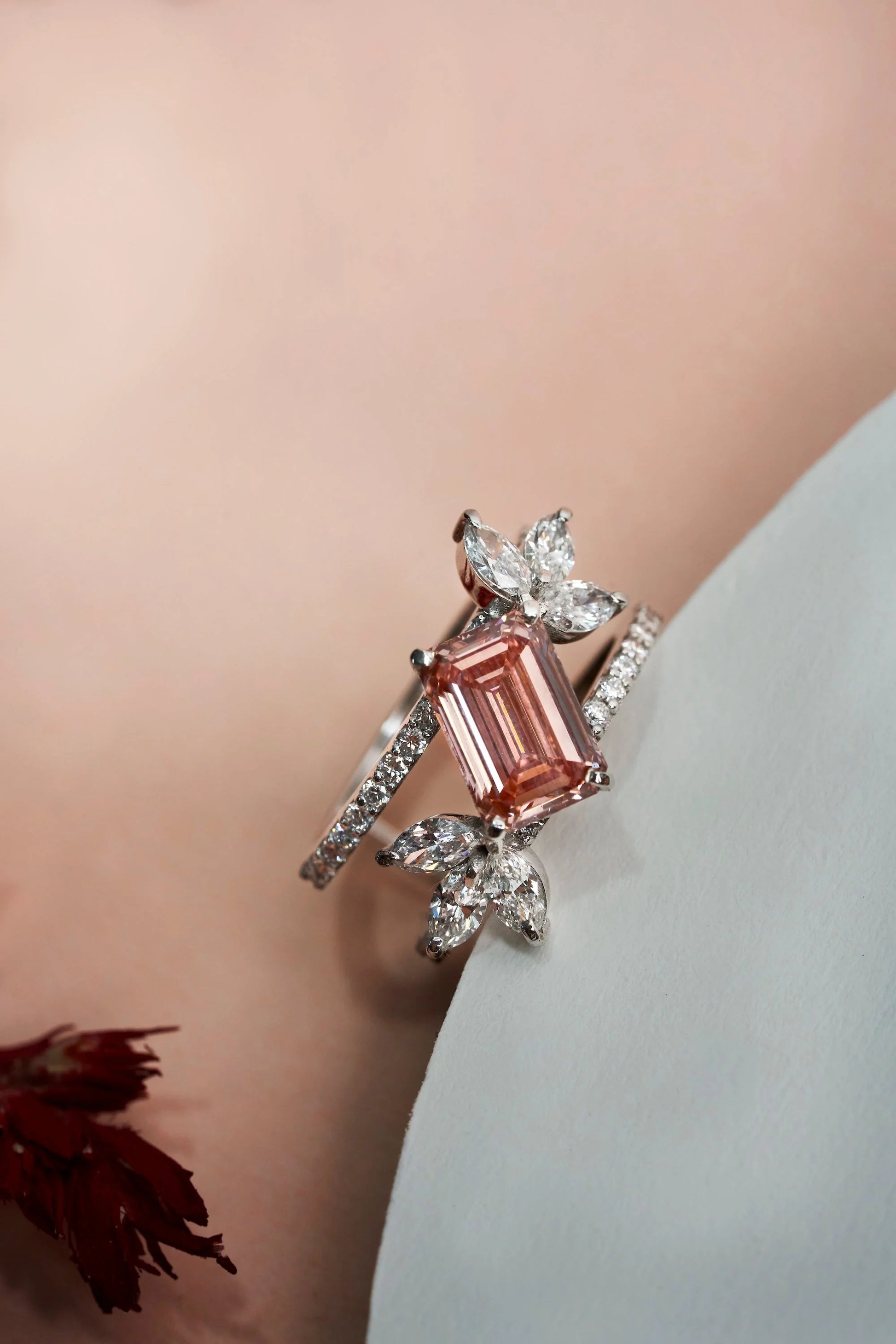 The Pink Emerald Ring