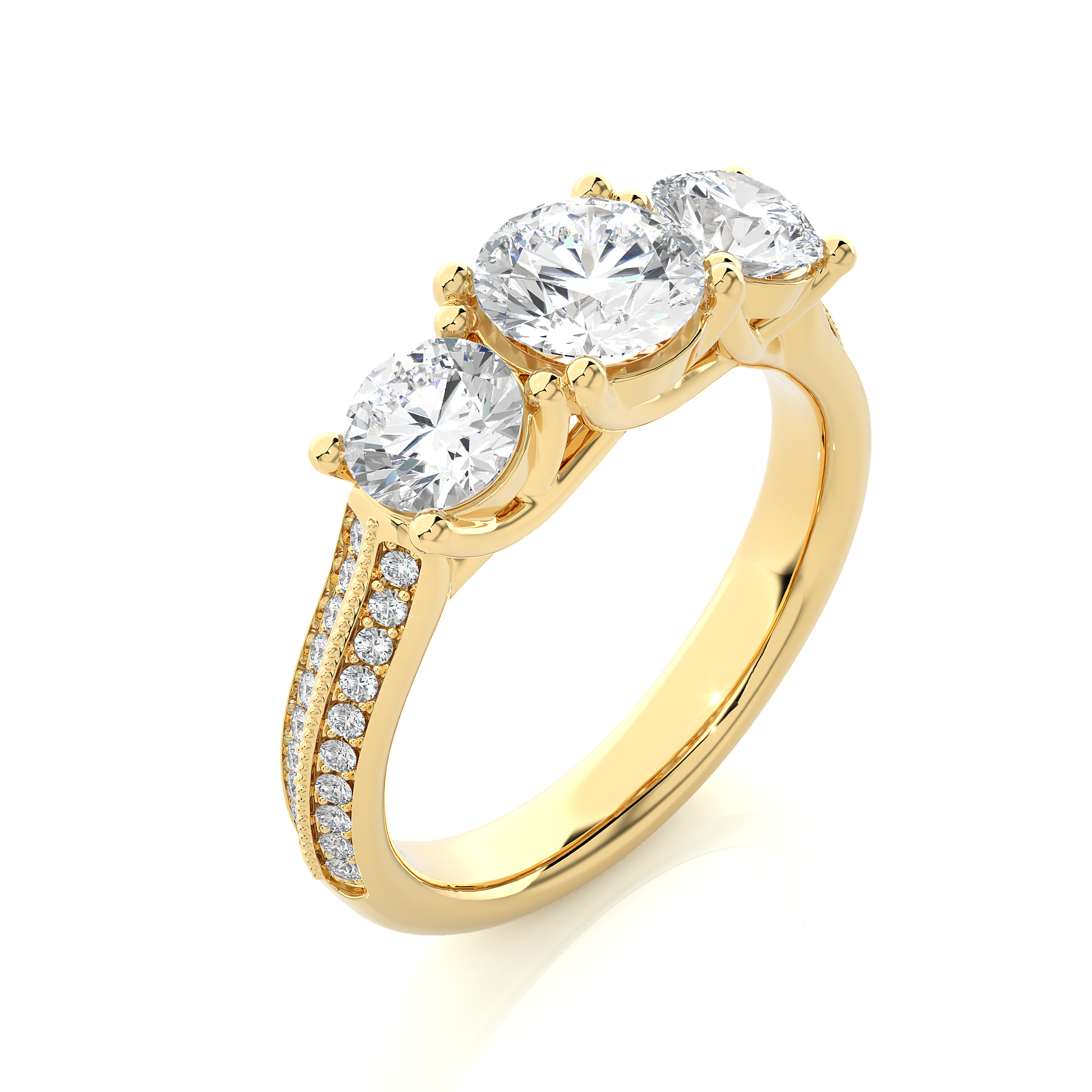 Loyal Harmony Ring - Premium Lab Grown Diamond Ring made with Fine Gold