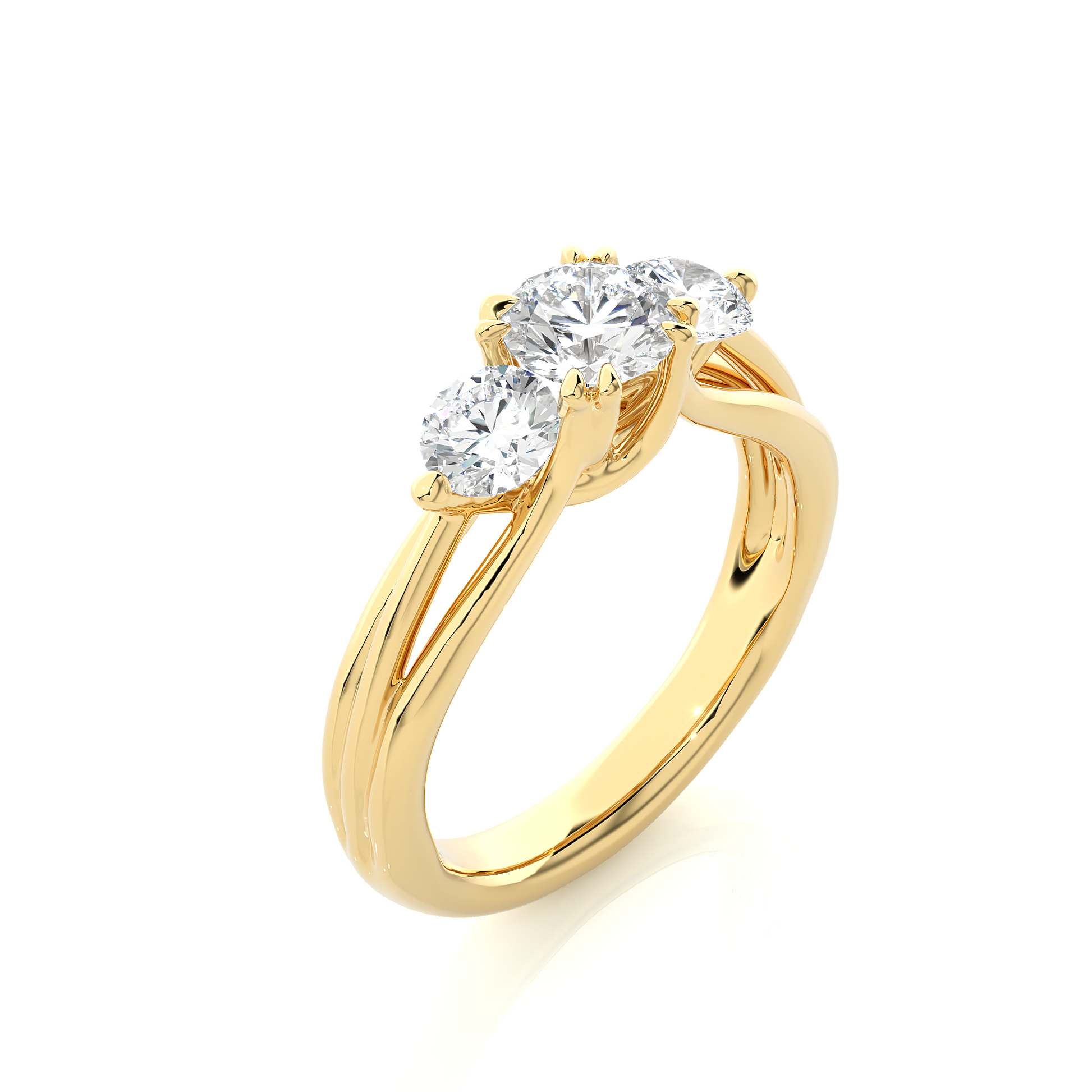 Honorable Vow Ring - Premium Trilogy Lab Grown Diamond Ring