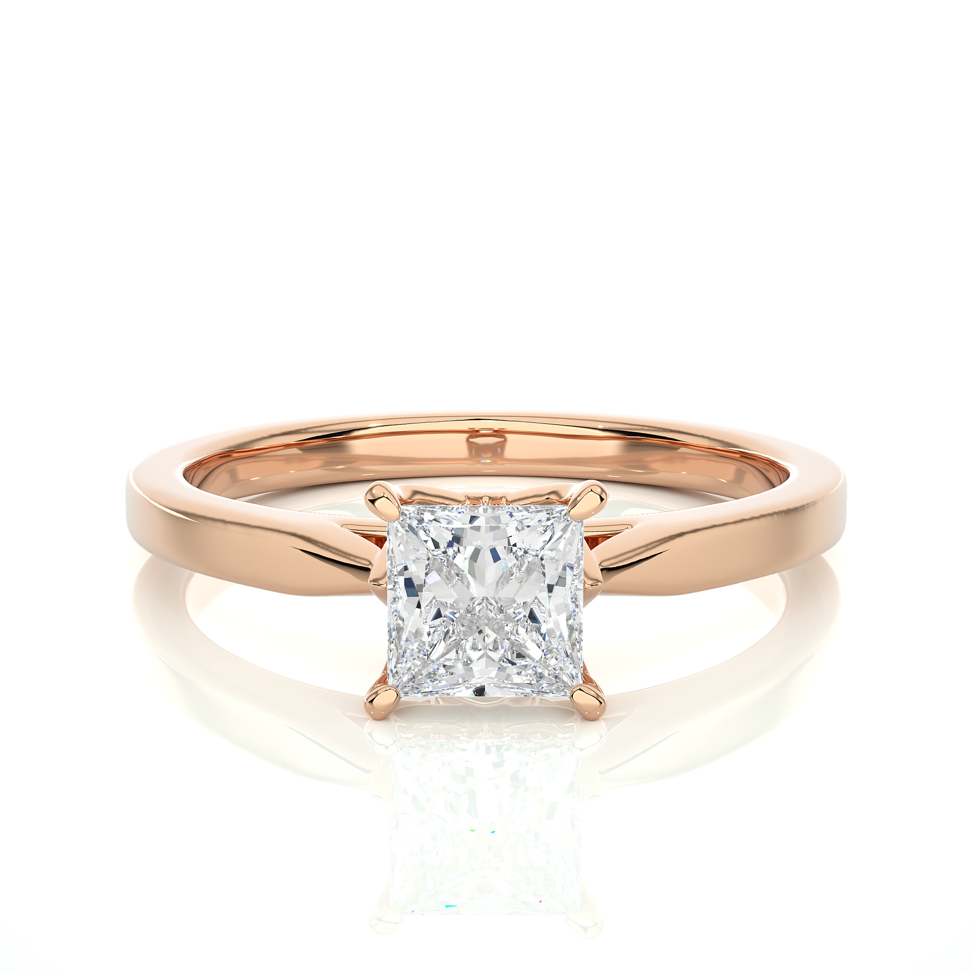 Elegant Princess Diamond Ring – Timeless Beauty with Princess Cut Diamond