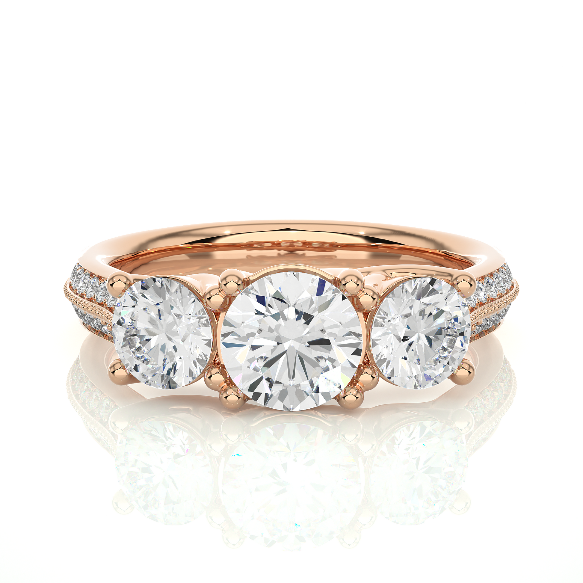 Loyal Harmony Ring - Premium Lab Grown Diamond Ring made with Fine Gold