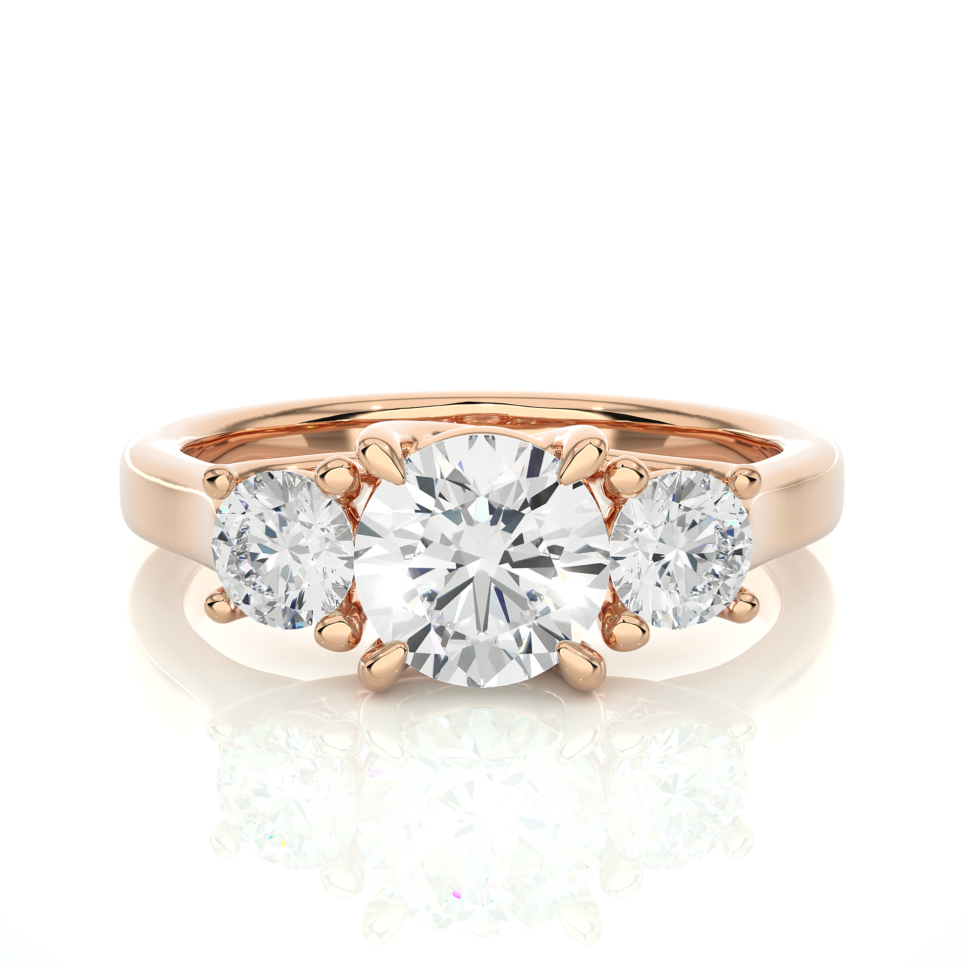 Faithful Embrace Ring made with Gold and Lab Grown Diamonds