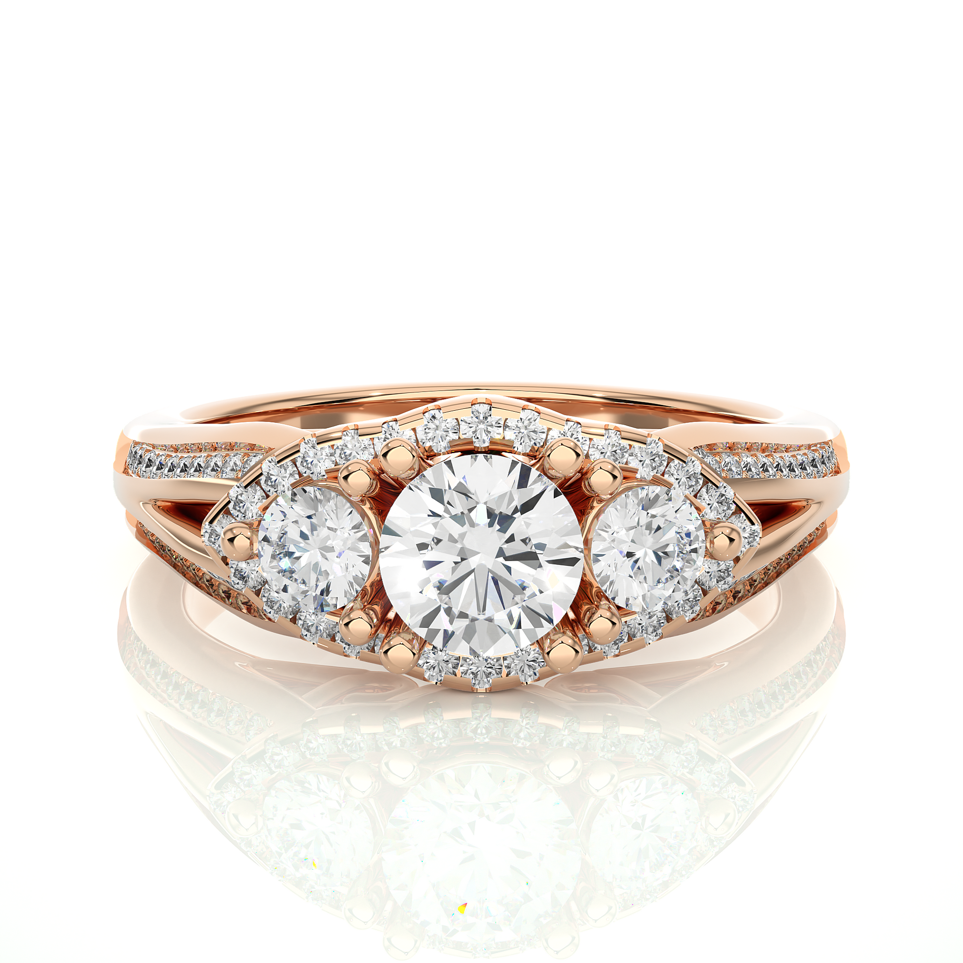 Kinship - Premium Trilogy Lab Grown Diamond Ring for her