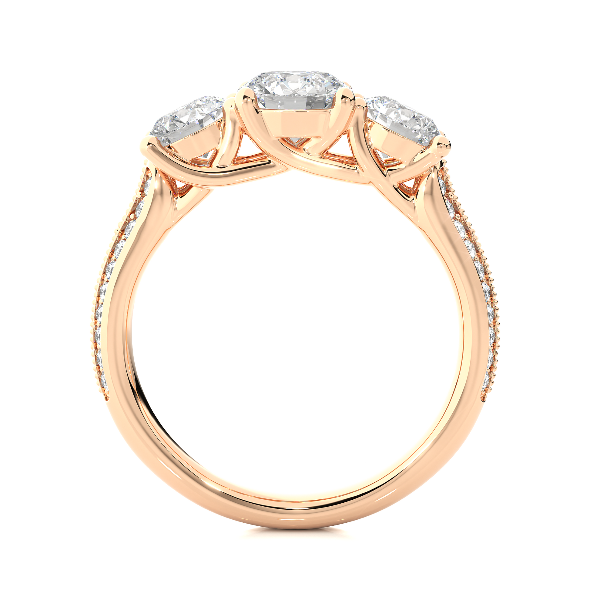Loyal Harmony Ring - Premium Lab Grown Diamond Ring made with Fine Gold