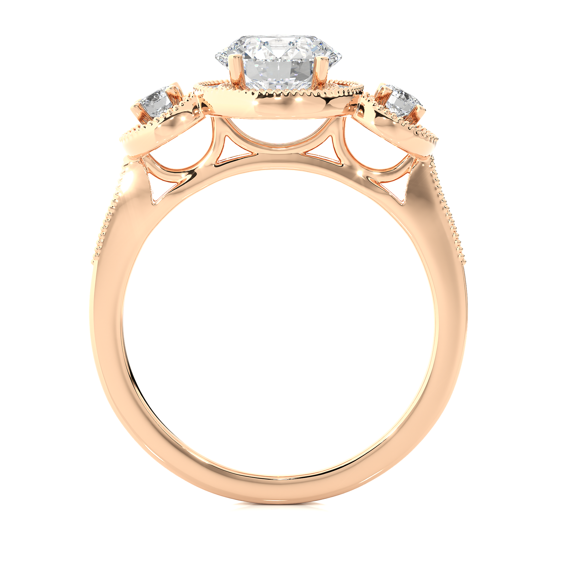 Virtuous Bond Lab Grown Ring with Fine Gold