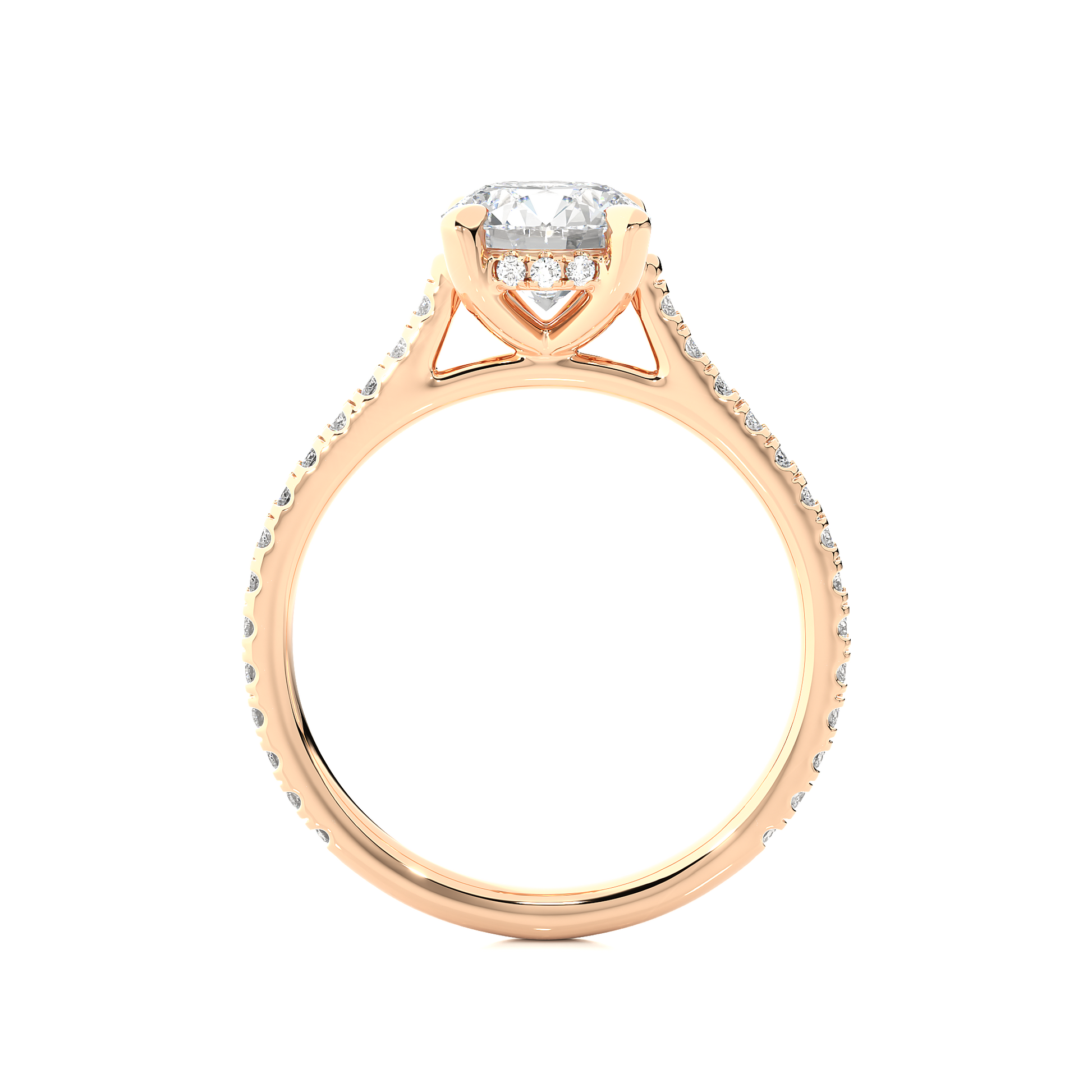 1.2+0.35 Ct Round Diamond Ring