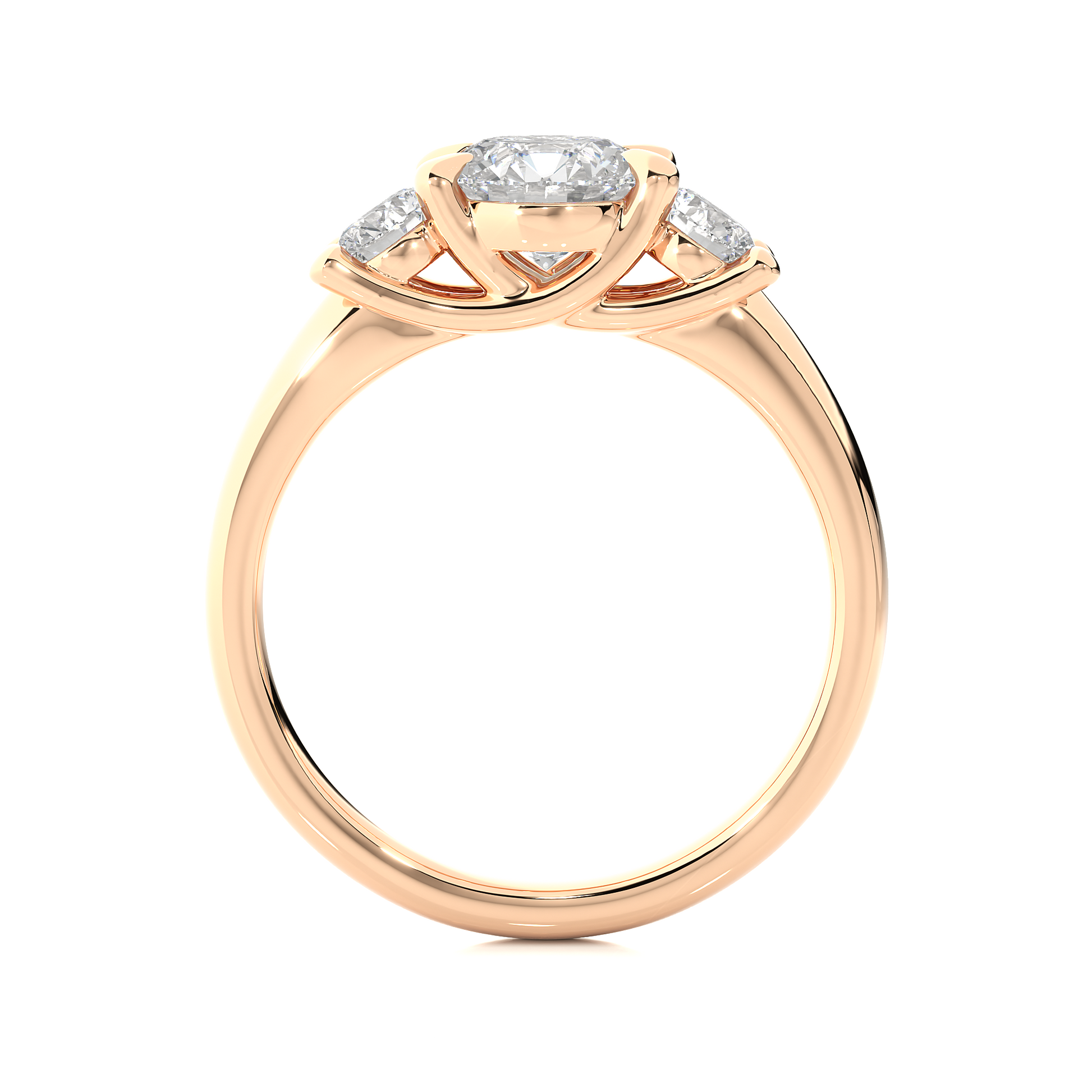 Whispered Vows Lab Grown Diamond Ring - Cherished Love Stories and Anniversaries
