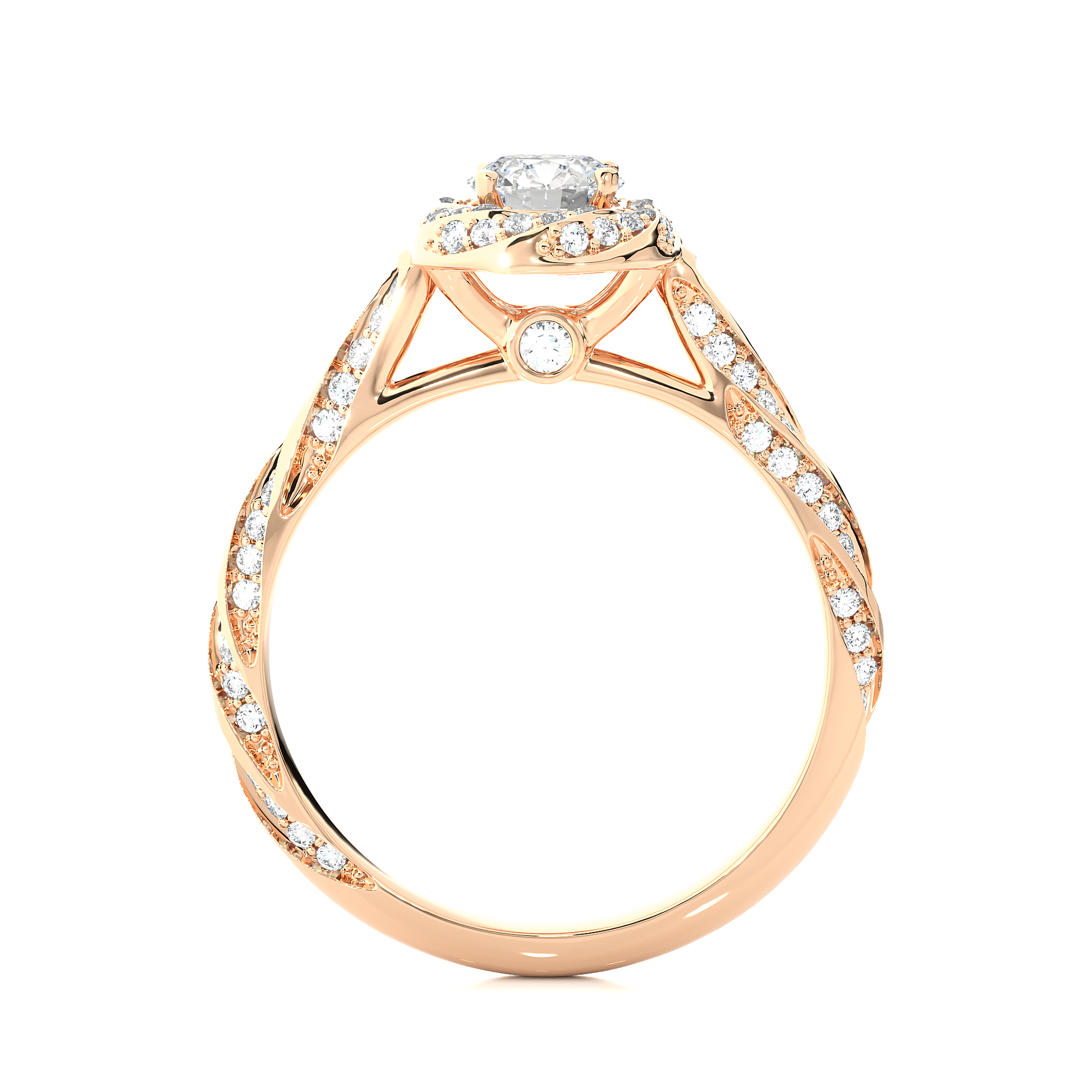 Celestial Bloom Lab Grown Diamond Ring