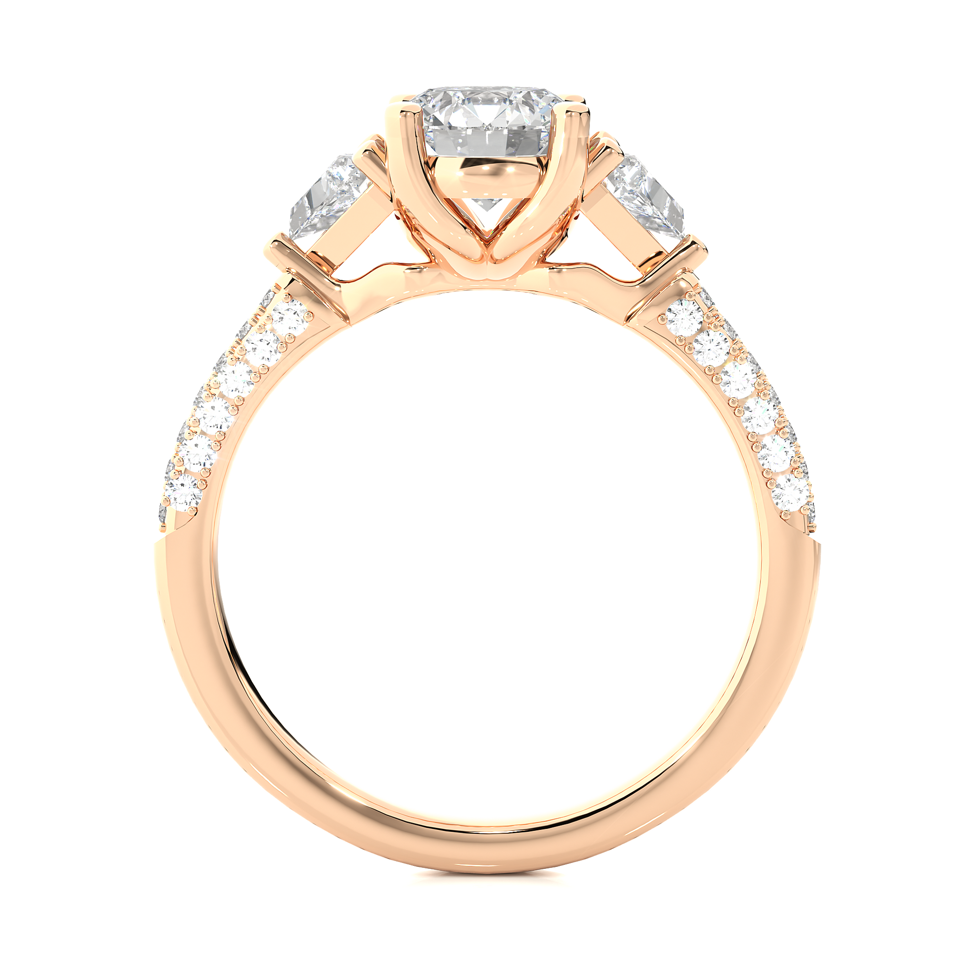 Timeless Affinity Ring - Fine Gold and Lab Grown Diamond