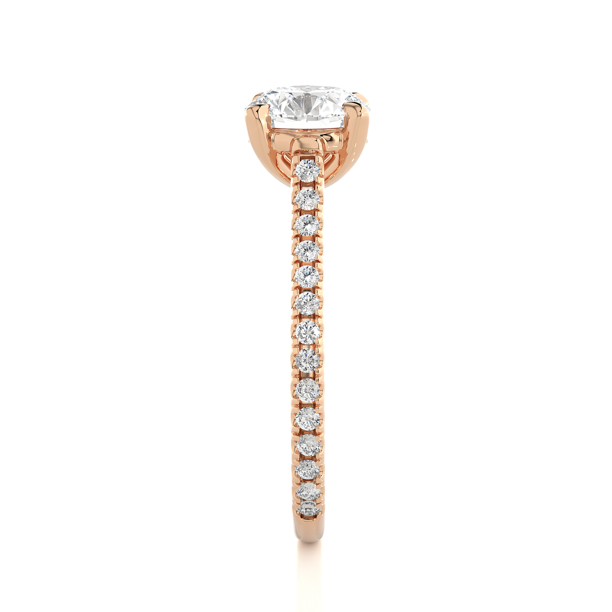 1.2+0.35 Ct Round Diamond Ring