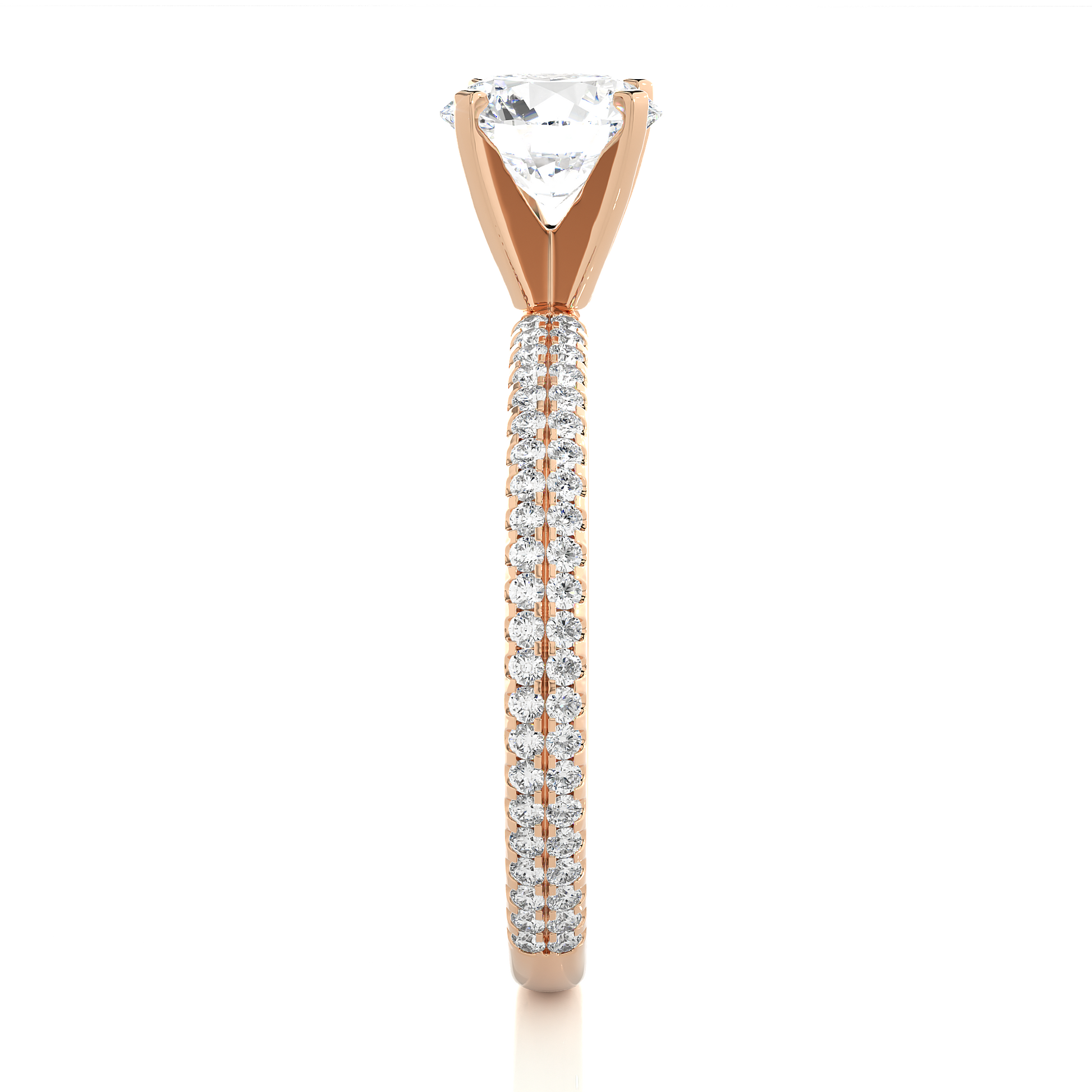 Auric Spark - Elevated Premium Round Lab Grown Diamond Solitaire