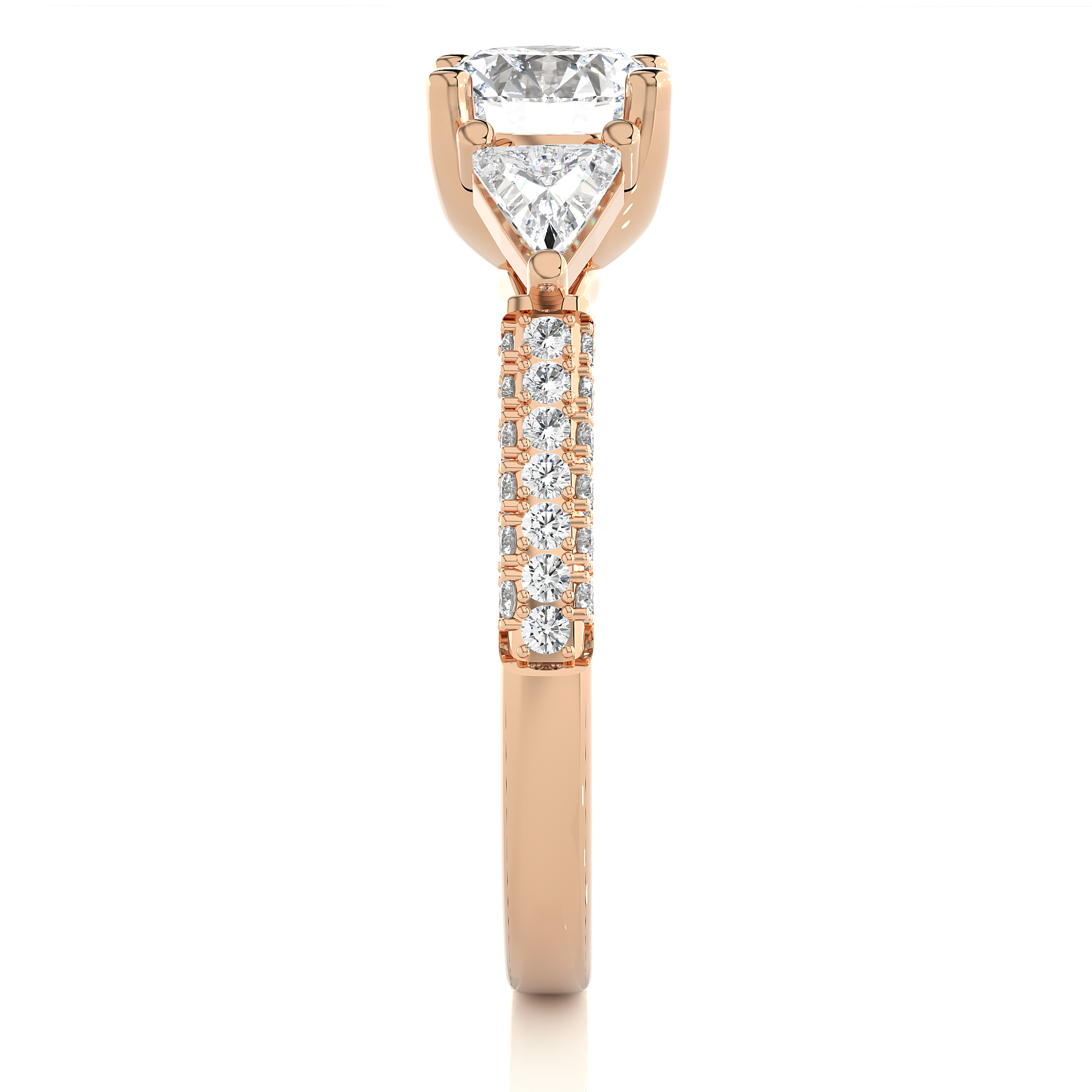 Timeless Affinity Ring - Fine Gold and Lab Grown Diamond