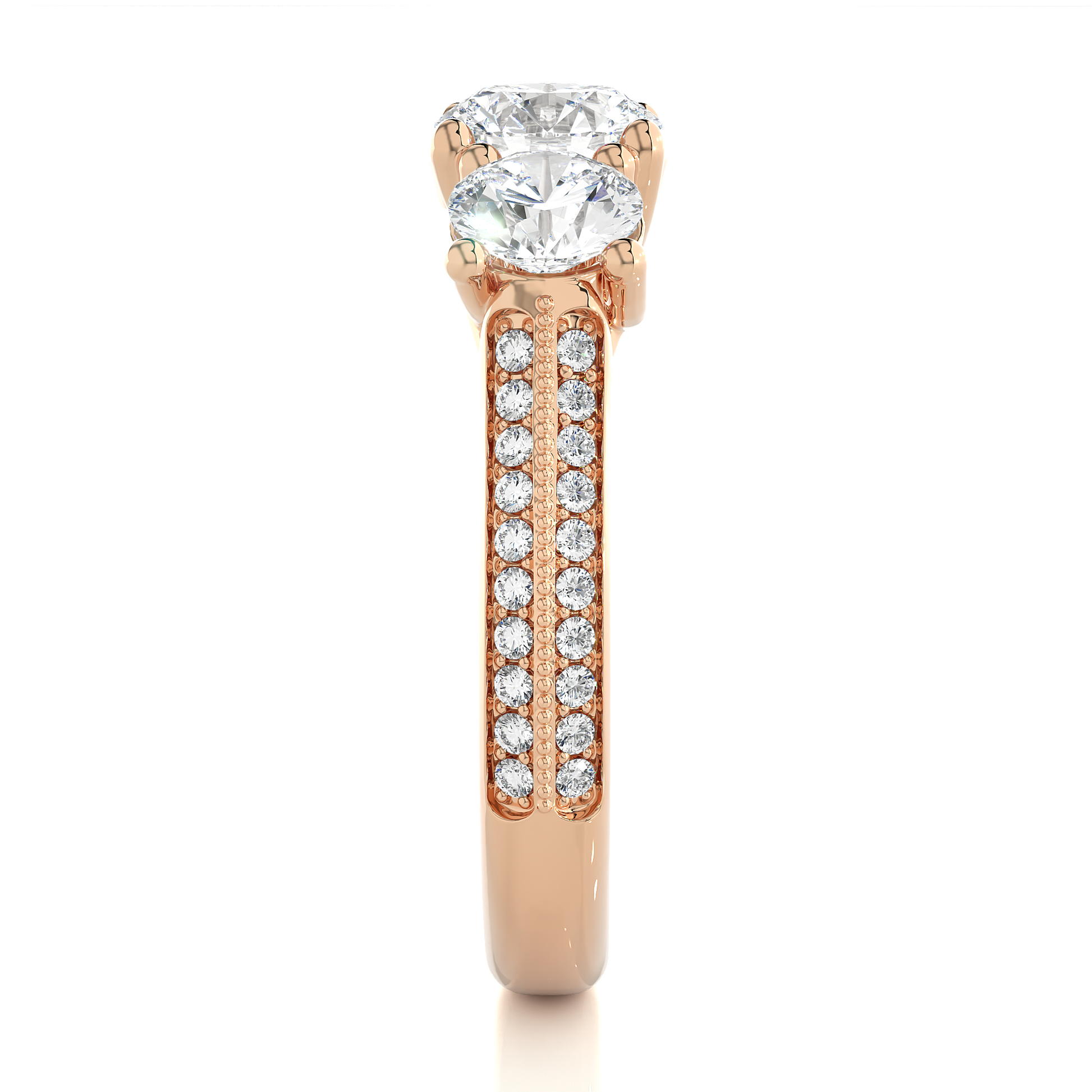 Loyal Harmony Ring - Premium Lab Grown Diamond Ring made with Fine Gold